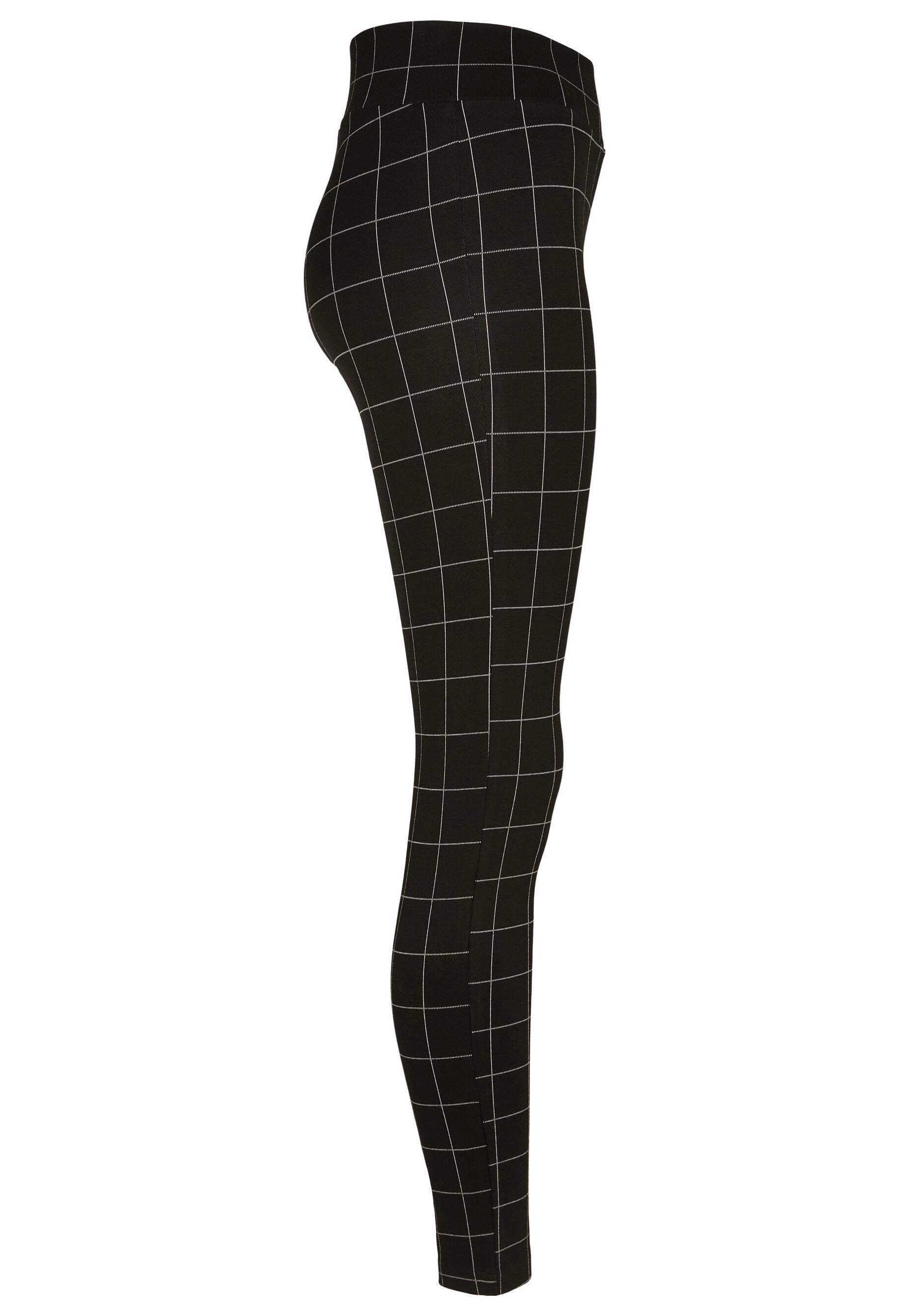 Urban Classics - Check High Waist Black/White - Leggings