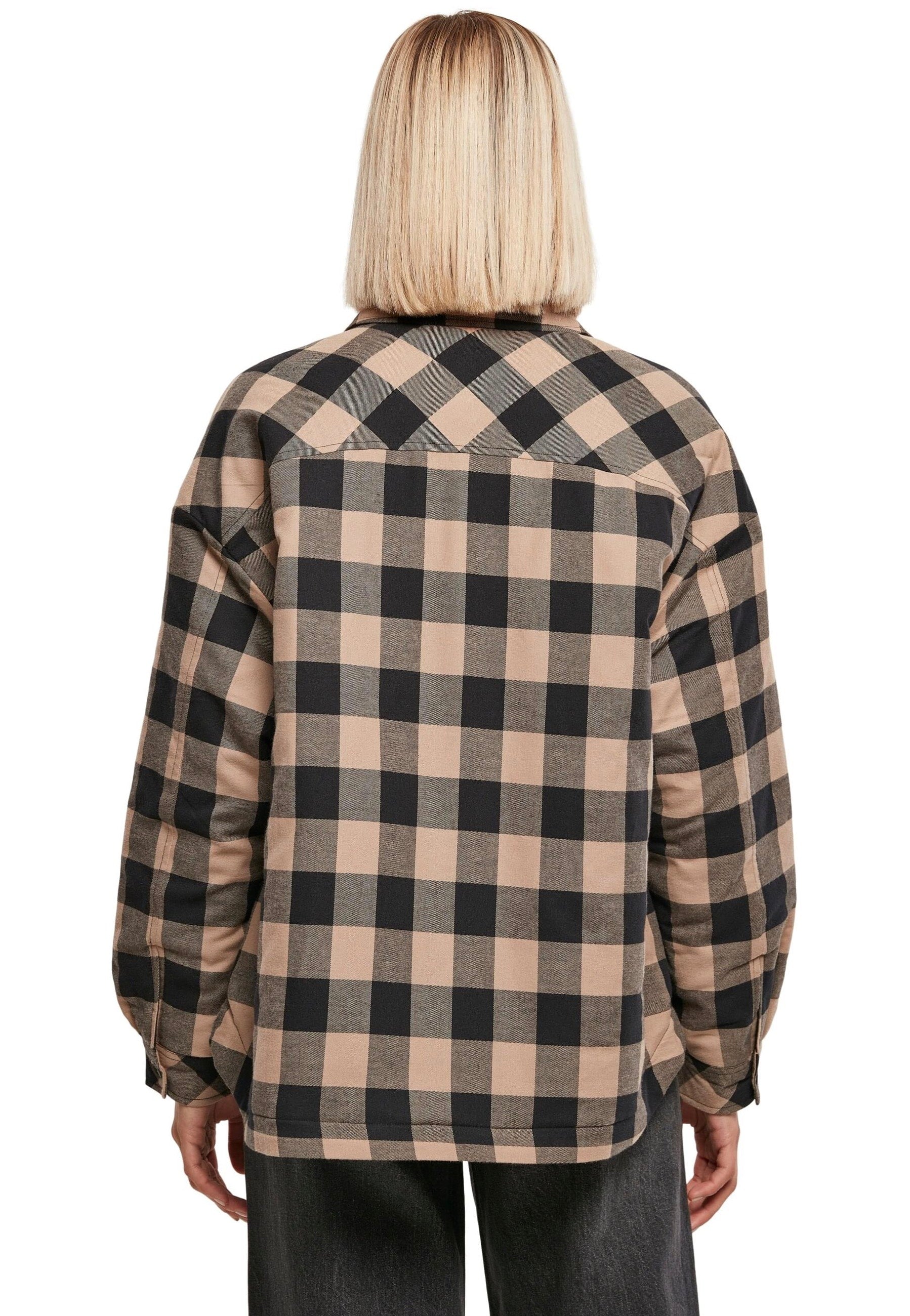 Urban Classics - Flanell Padded Black/Soft Taupe - Shirt