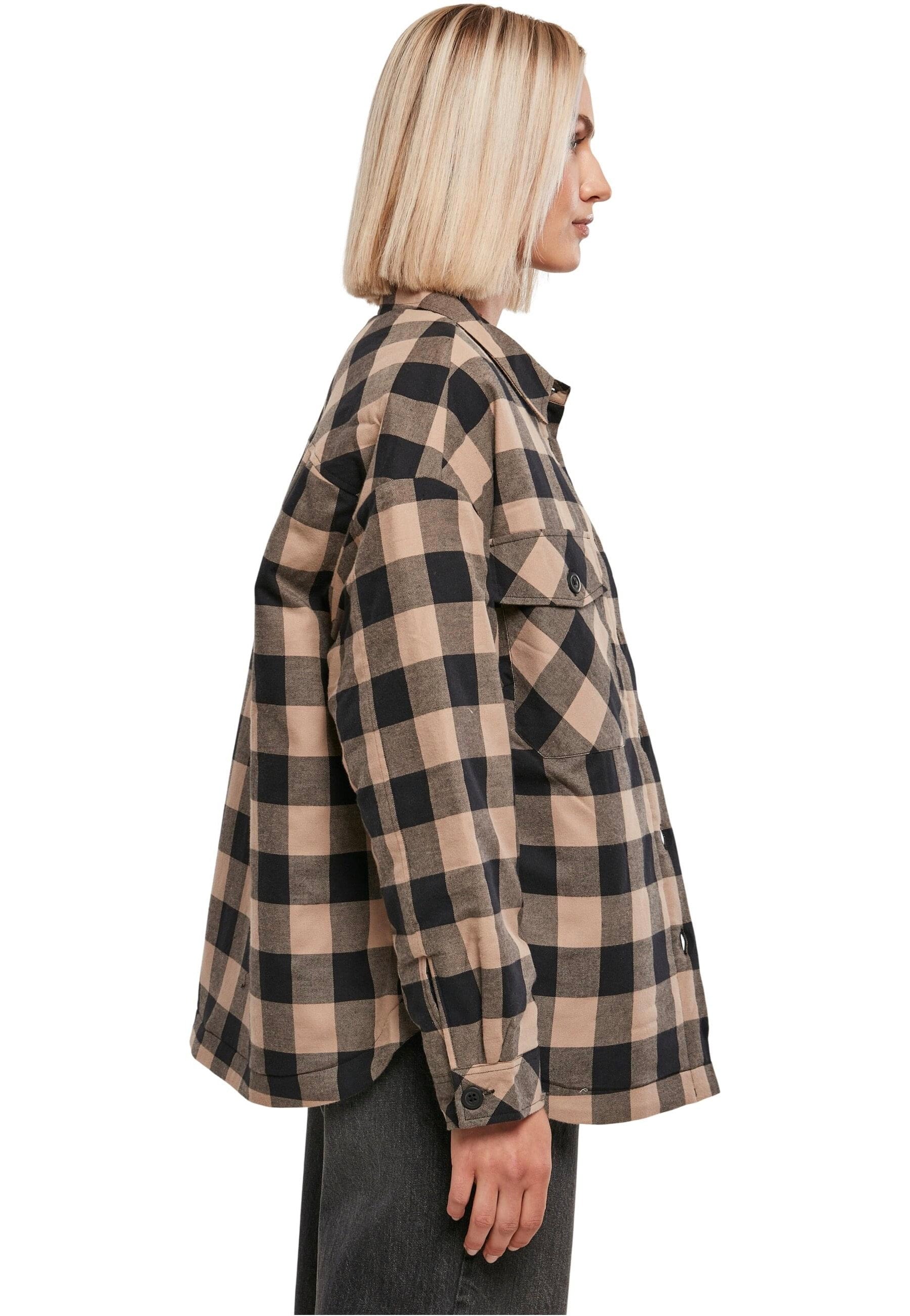 Urban Classics - Flanell Padded Black/Soft Taupe - Shirt