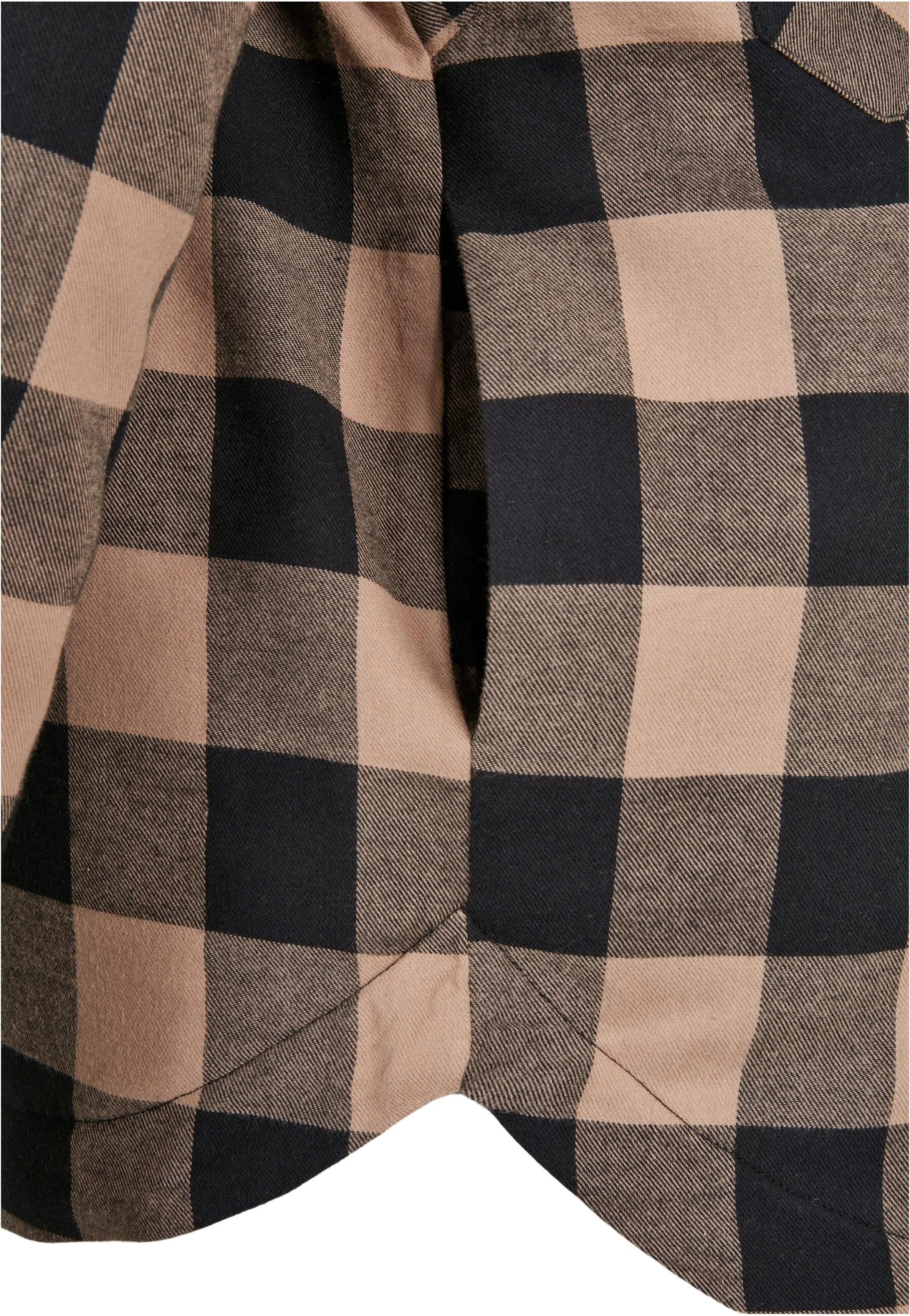 Urban Classics - Flanell Padded Black/Soft Taupe - Shirt