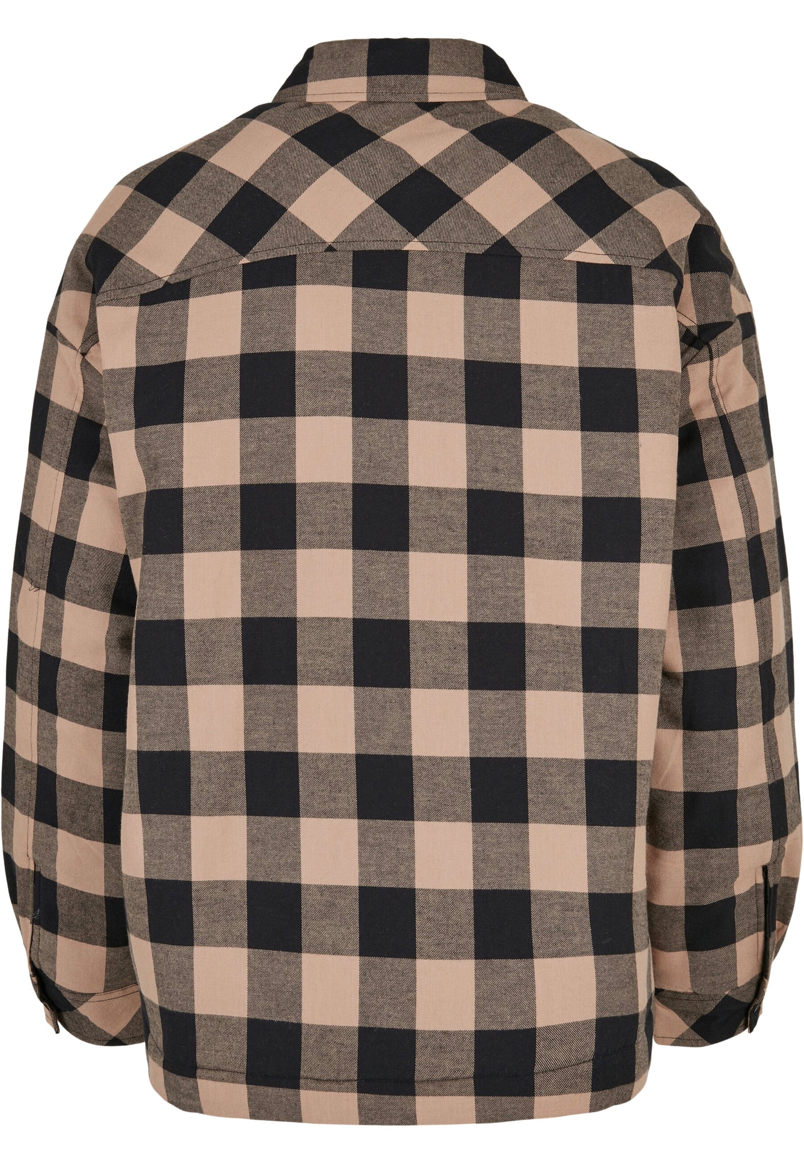 Urban Classics - Flanell Padded Black/Soft Taupe - Shirt