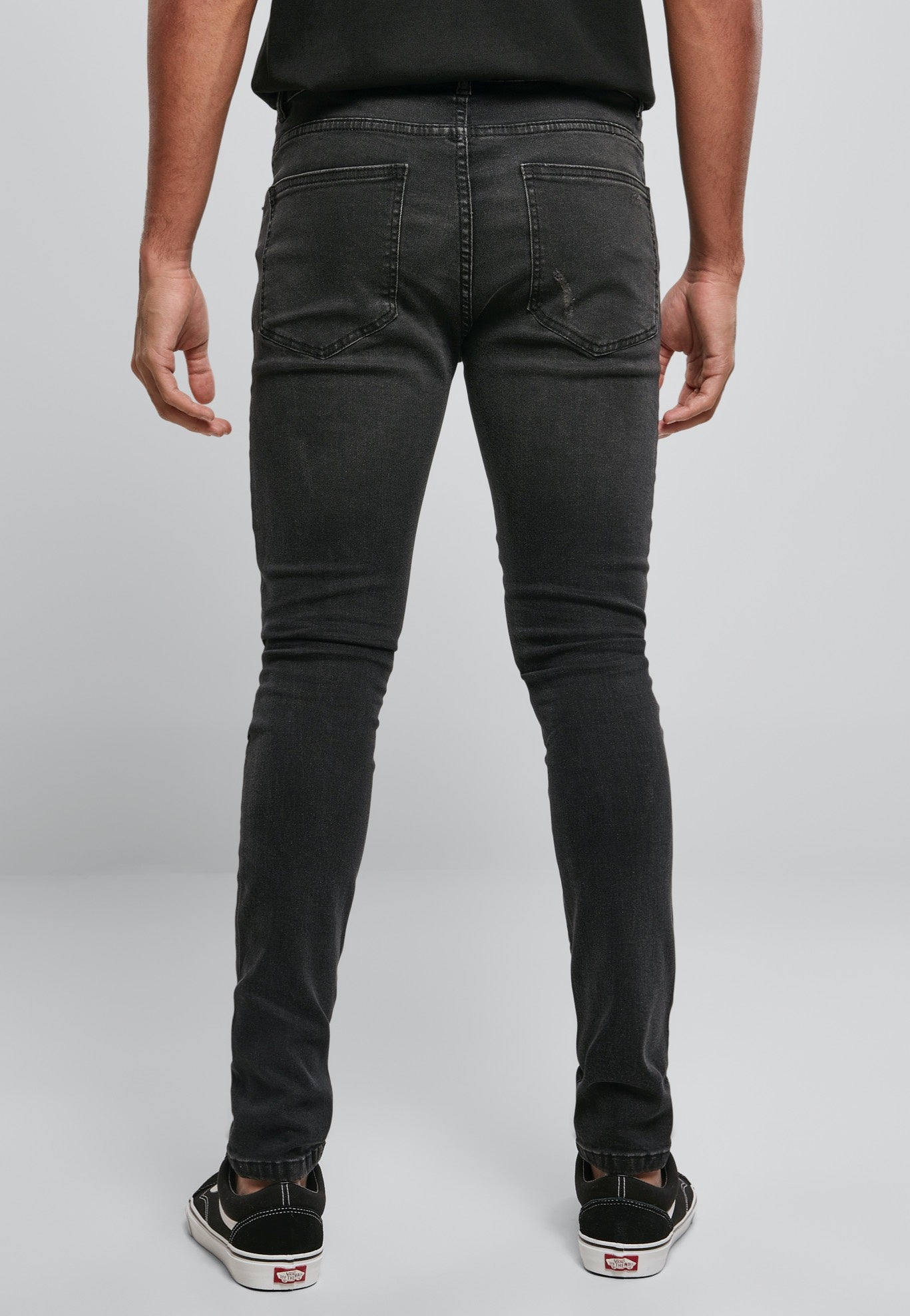 Urban Classics - Heavy Destroyed Slim Fit Real Black Heavy