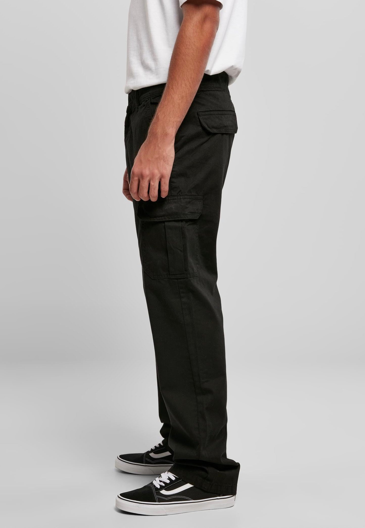 Urban Classics - Straight Leg Cargo Black - Pants