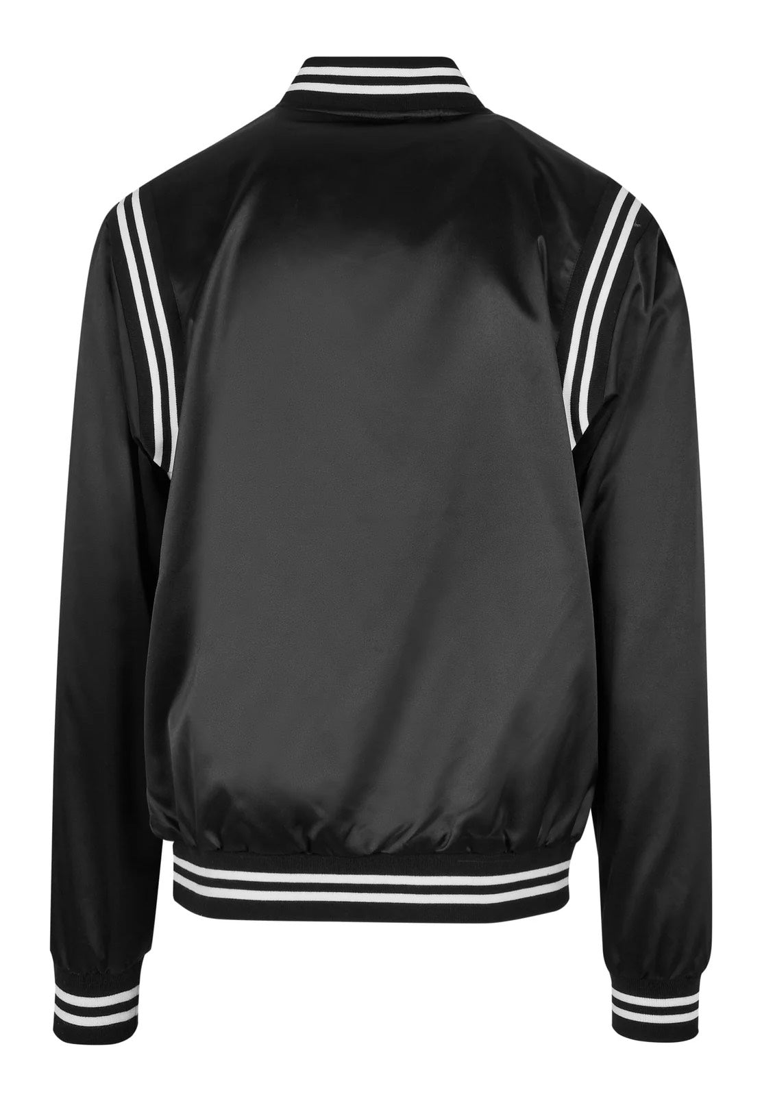 Urban Classics - Satin College Black - College Jacket | Men-Image