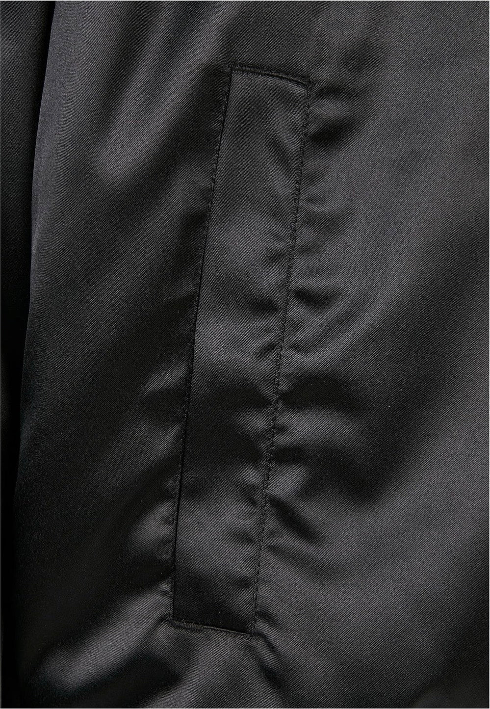 Urban Classics - Satin College Black - College Jacket | Men-Image