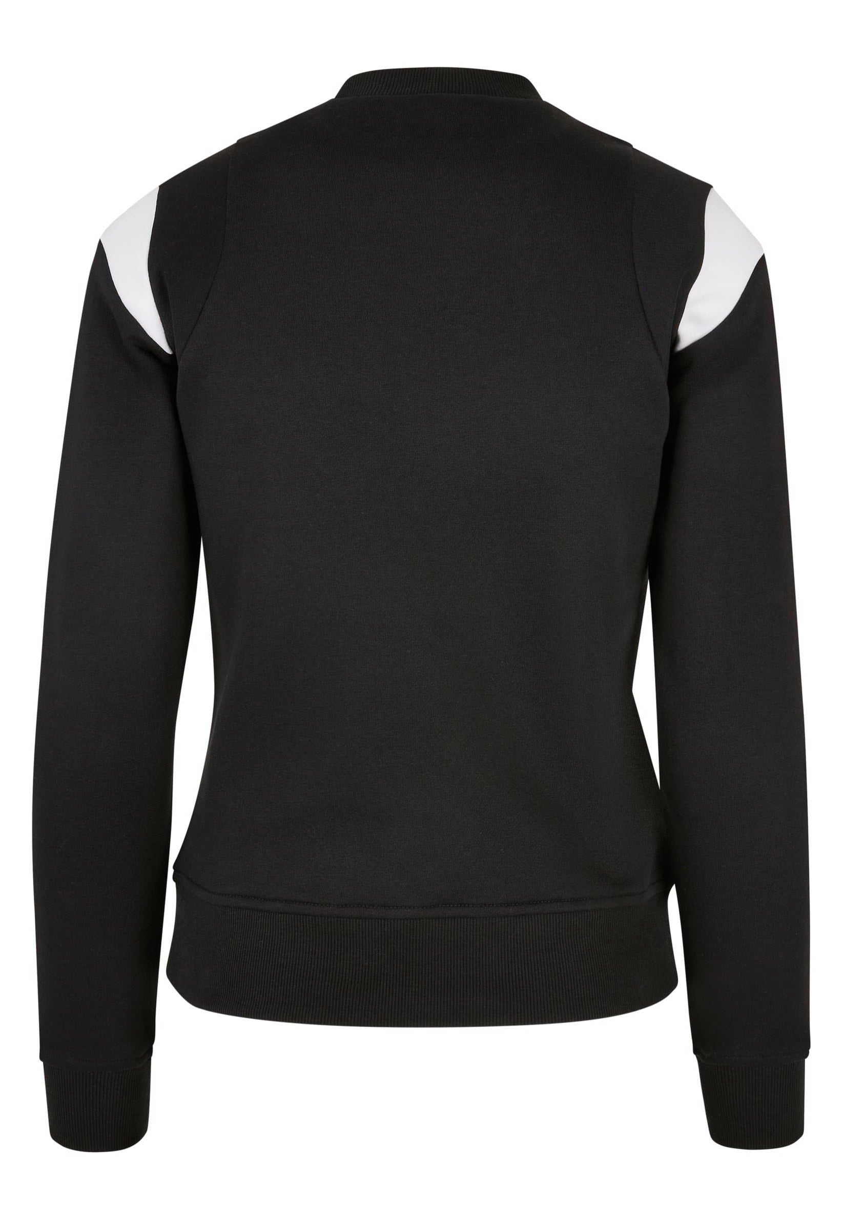 Urban Classics - Ladies Inset College Black/White - Sweater | Women-Image