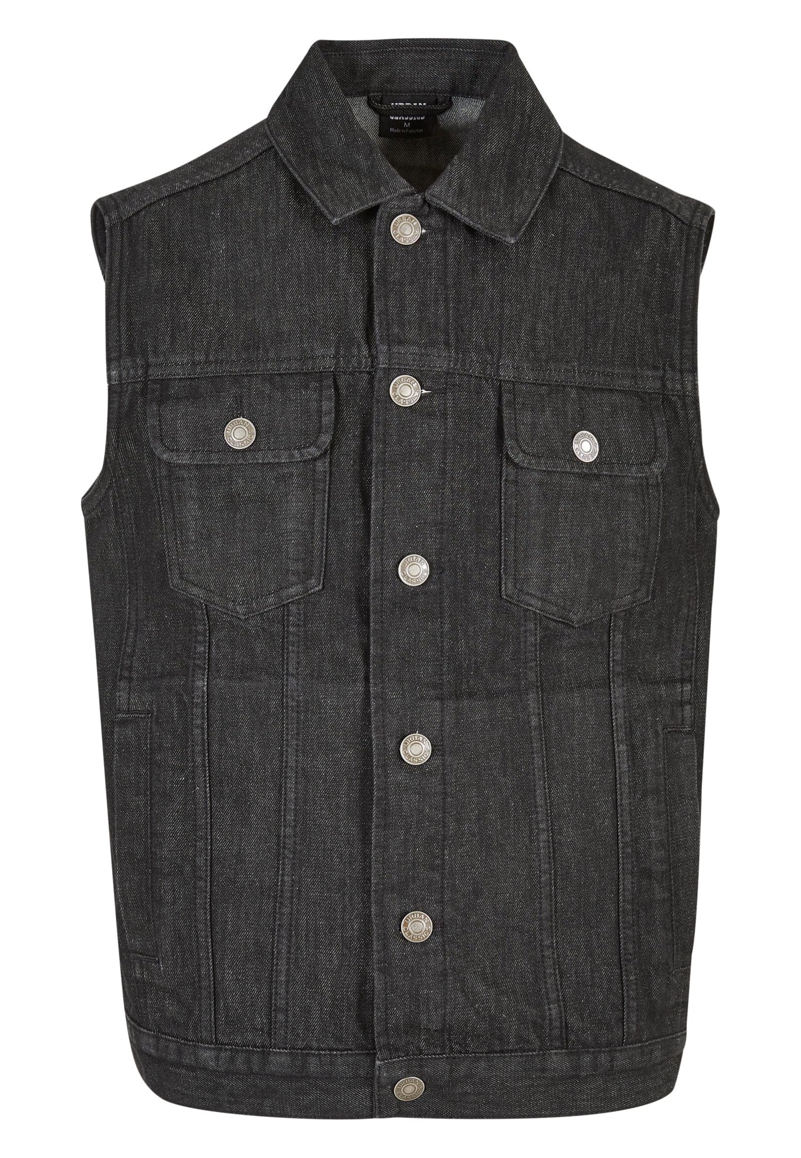Urban Classics - Denim Black Washed - Jeans Vest | Men-Image