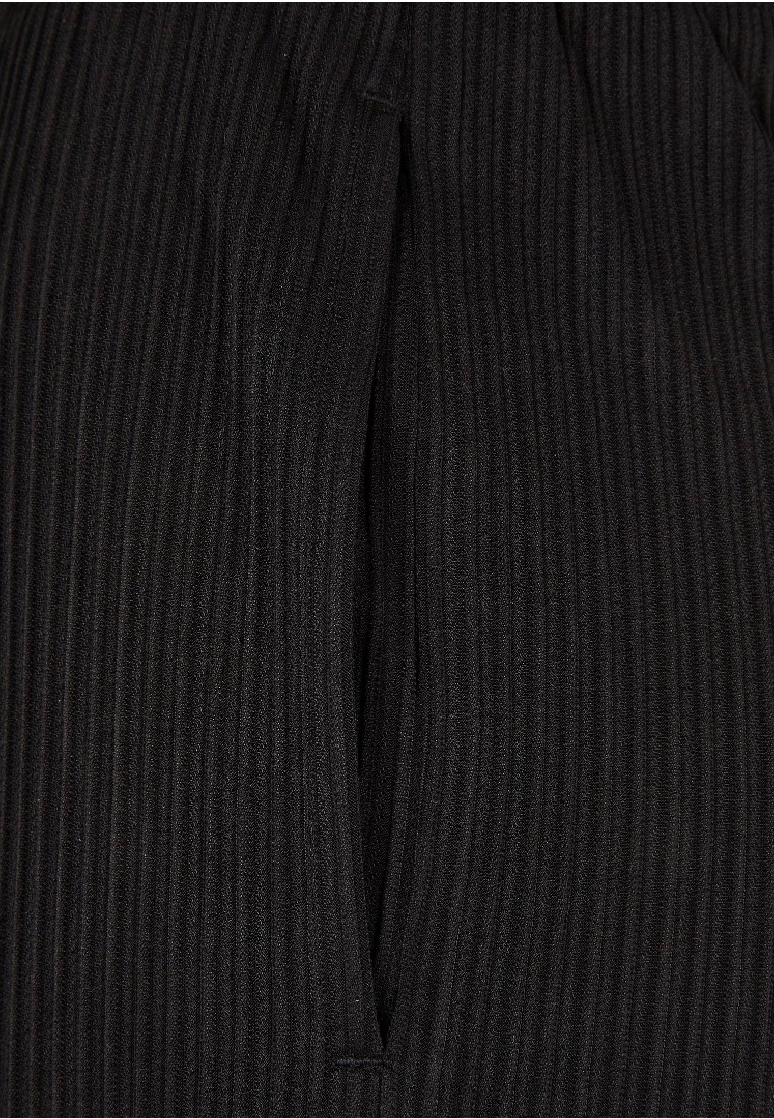 Urban Classics - Ladies Straight Leg Rib Interlock Black - Pants | Women-Image