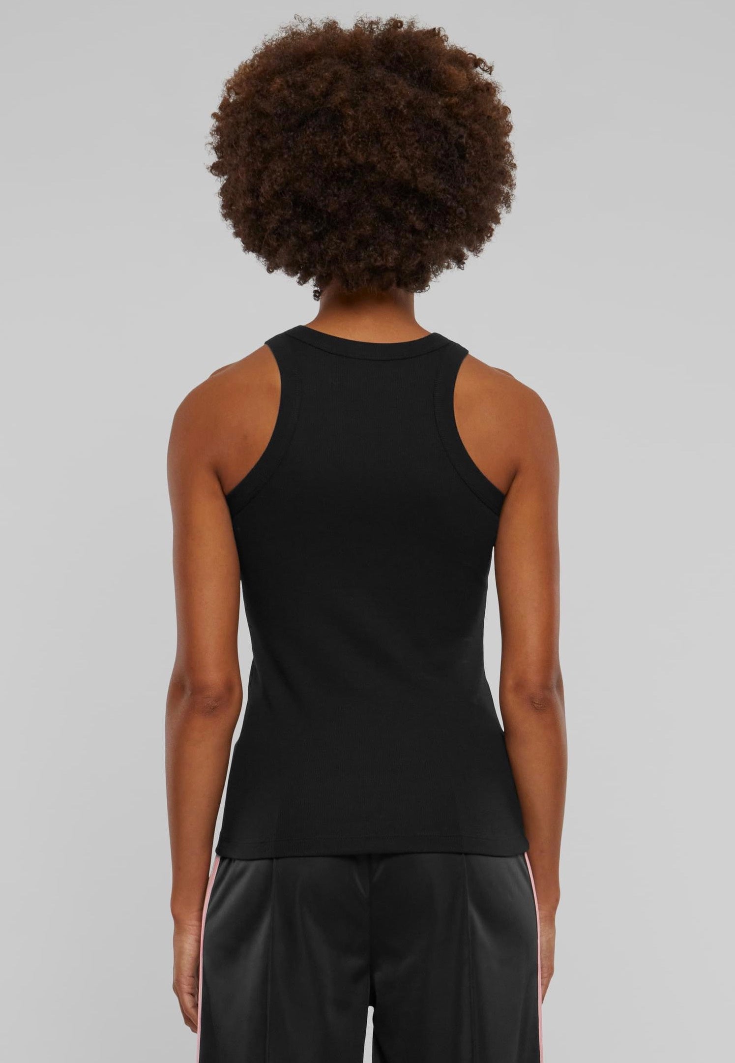 Urban Classics - Ladies Racer Back Rib Black - Top