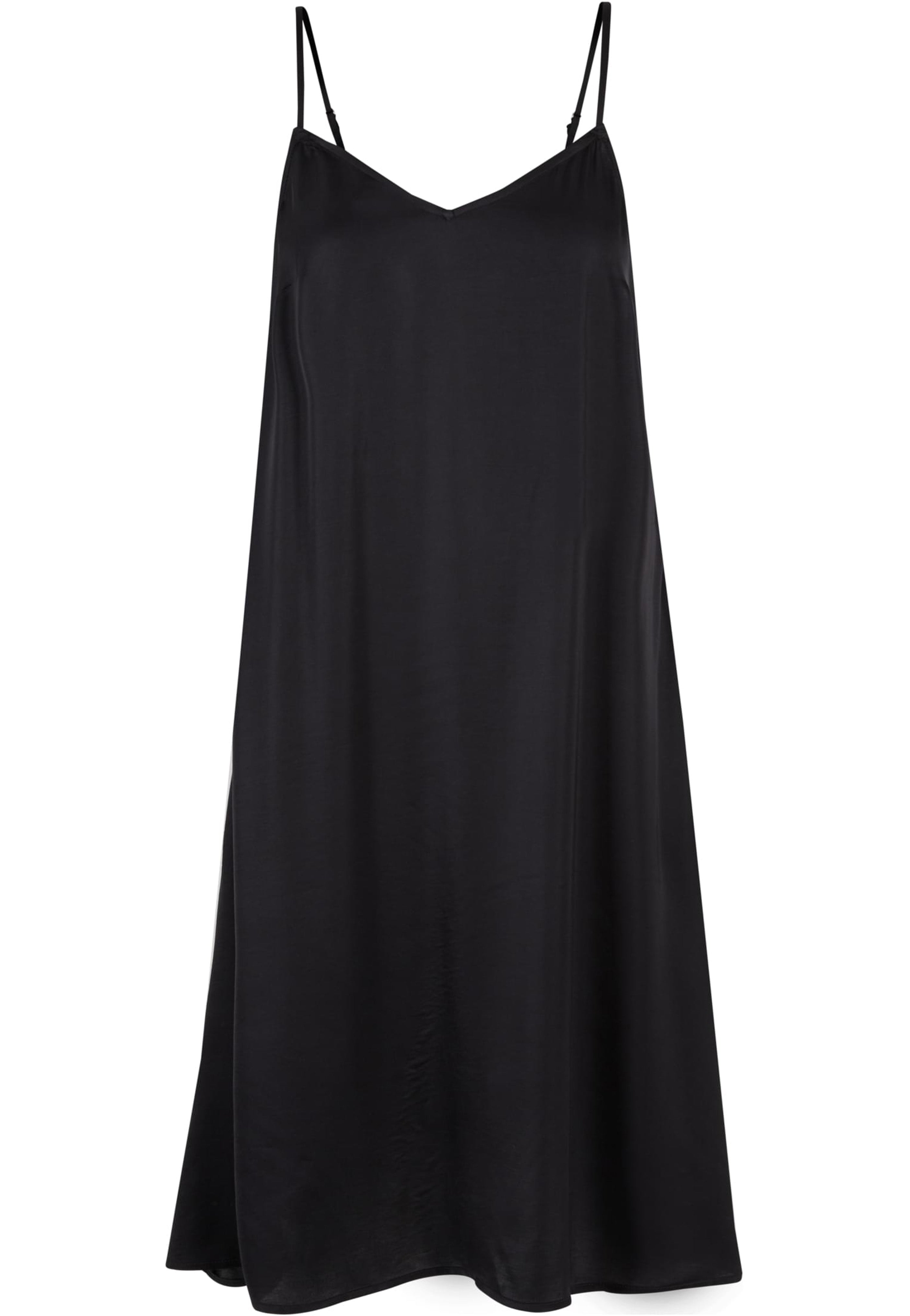 Urban Classics - Ladies Viscose Satin Slip Black - Dress