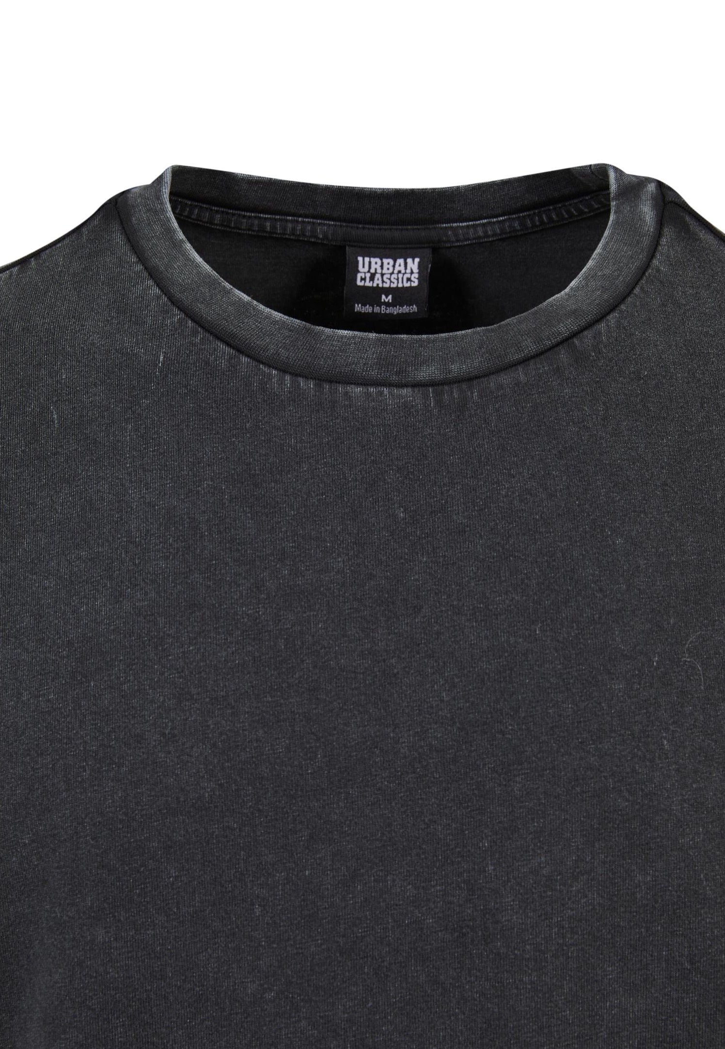 Urban Classics - Heavy Oversized Acid Wash Black - T-Shirt