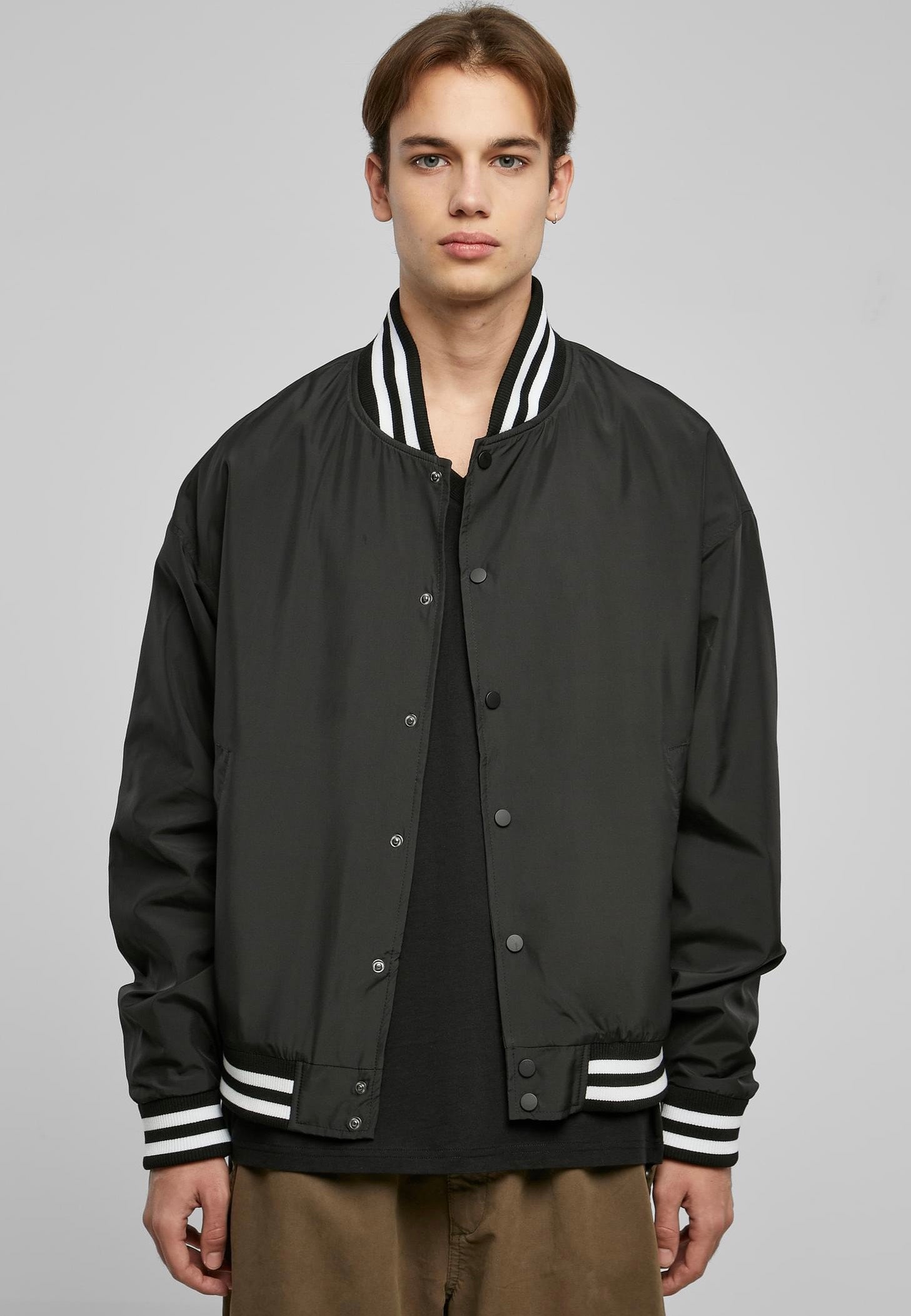 Urban Classics - Light College Black - College Jacket