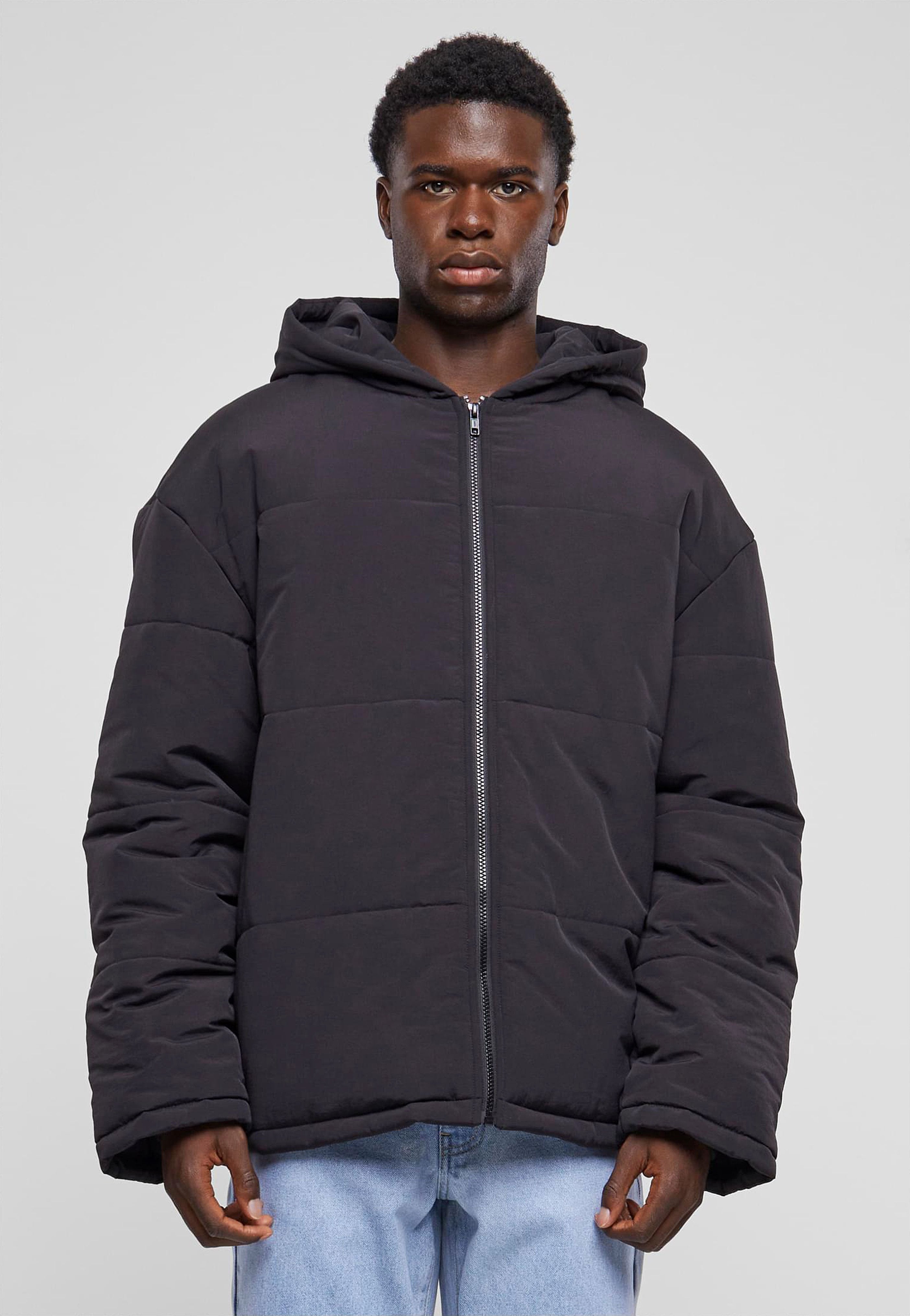 Urban Classics - Hooded Block Puffer Black - Jacket