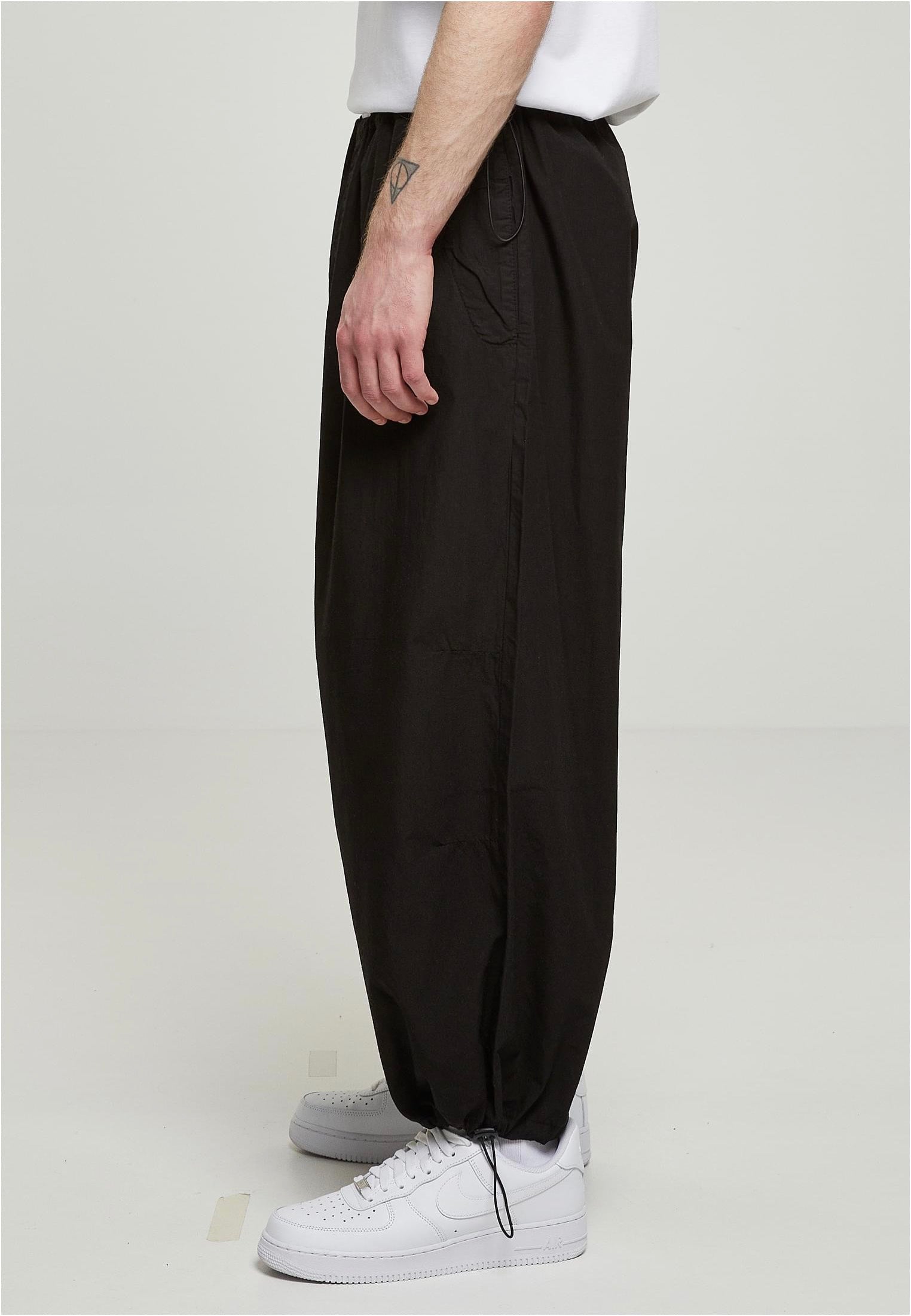 Urban Classics - Popline Parachute Black - Pants