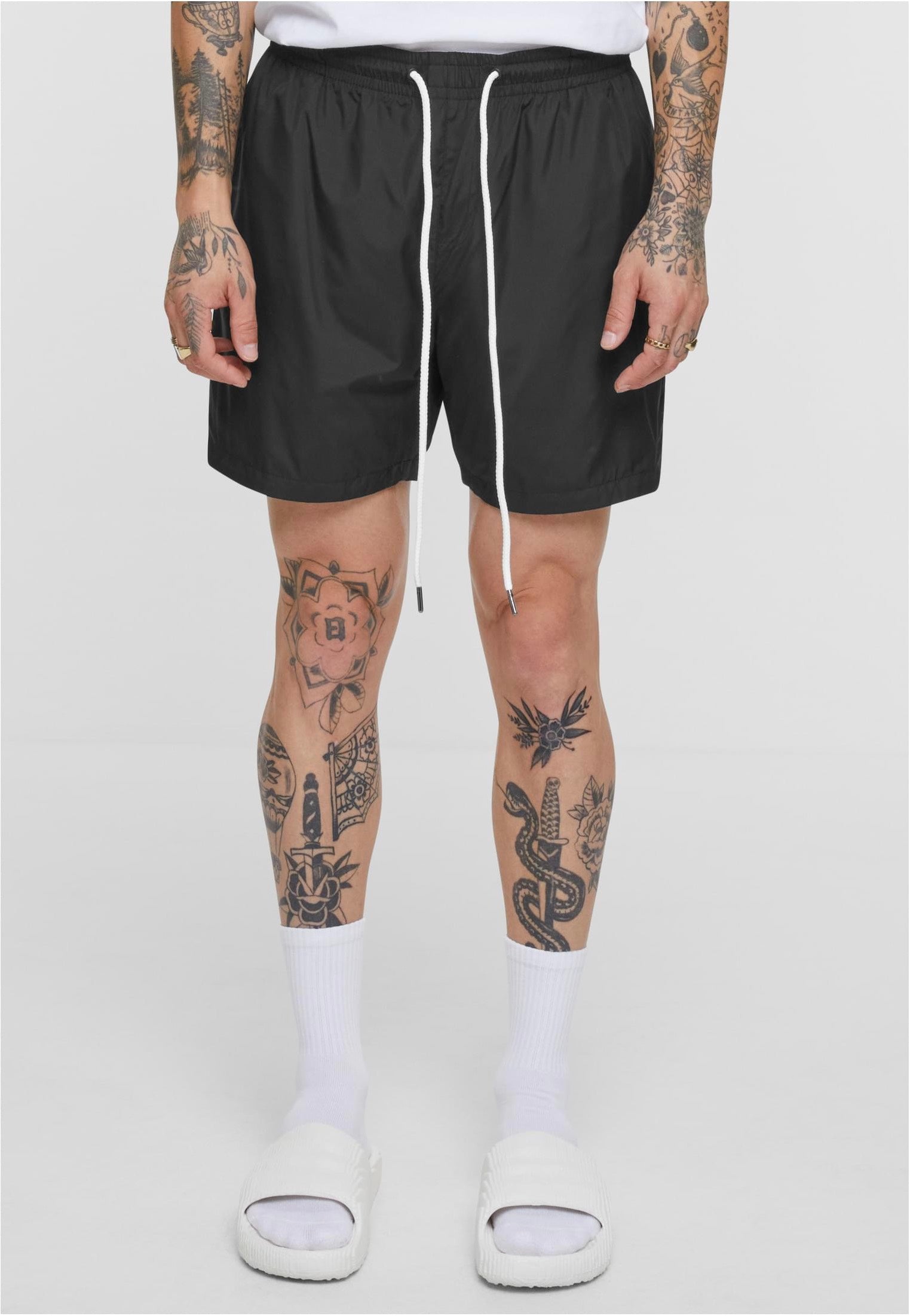 Urban Classics - Basic Running Black - Shorts