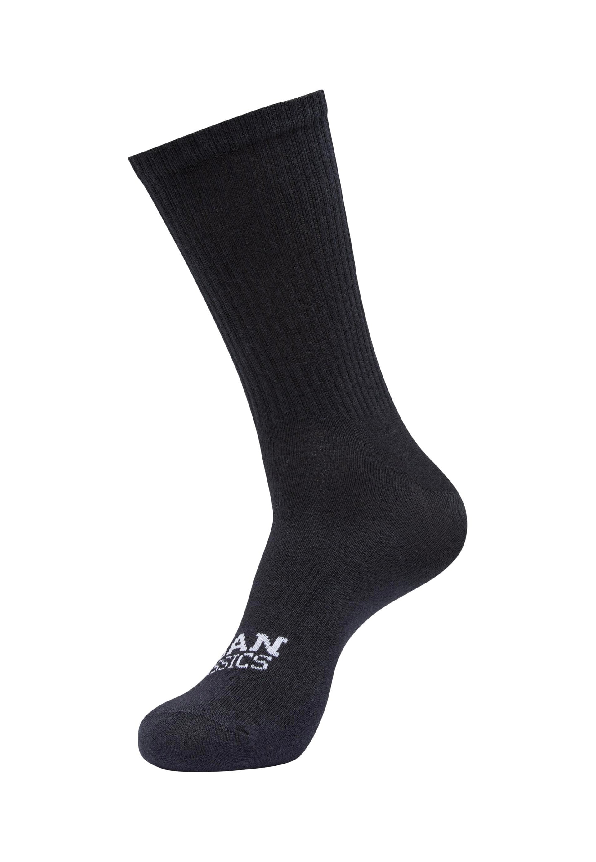 Urban Classics - Simple Flat Knit Pack Of 3 Black - Socks