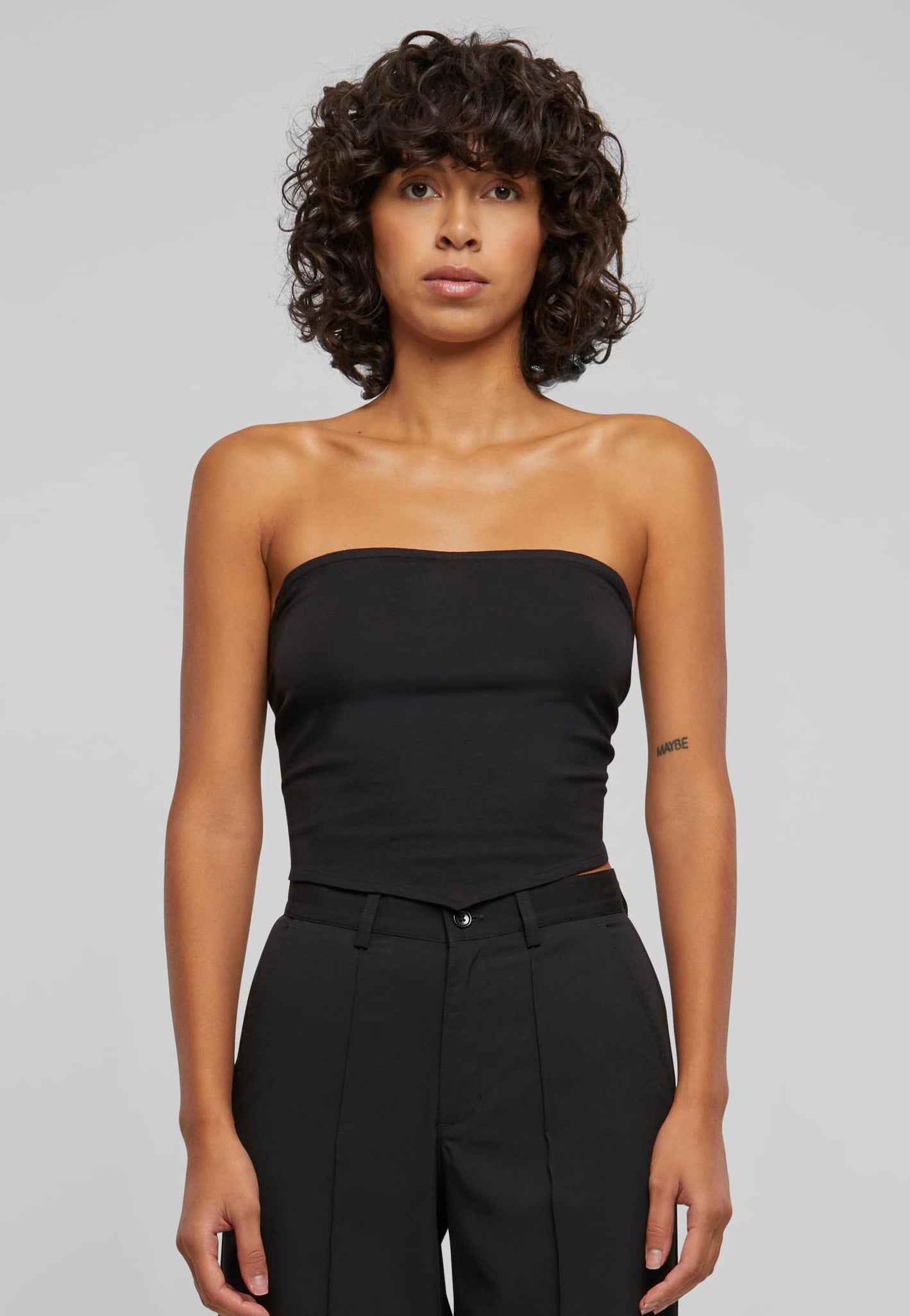 Urban Classics - Ladies Knotted Bandeau Black - Top