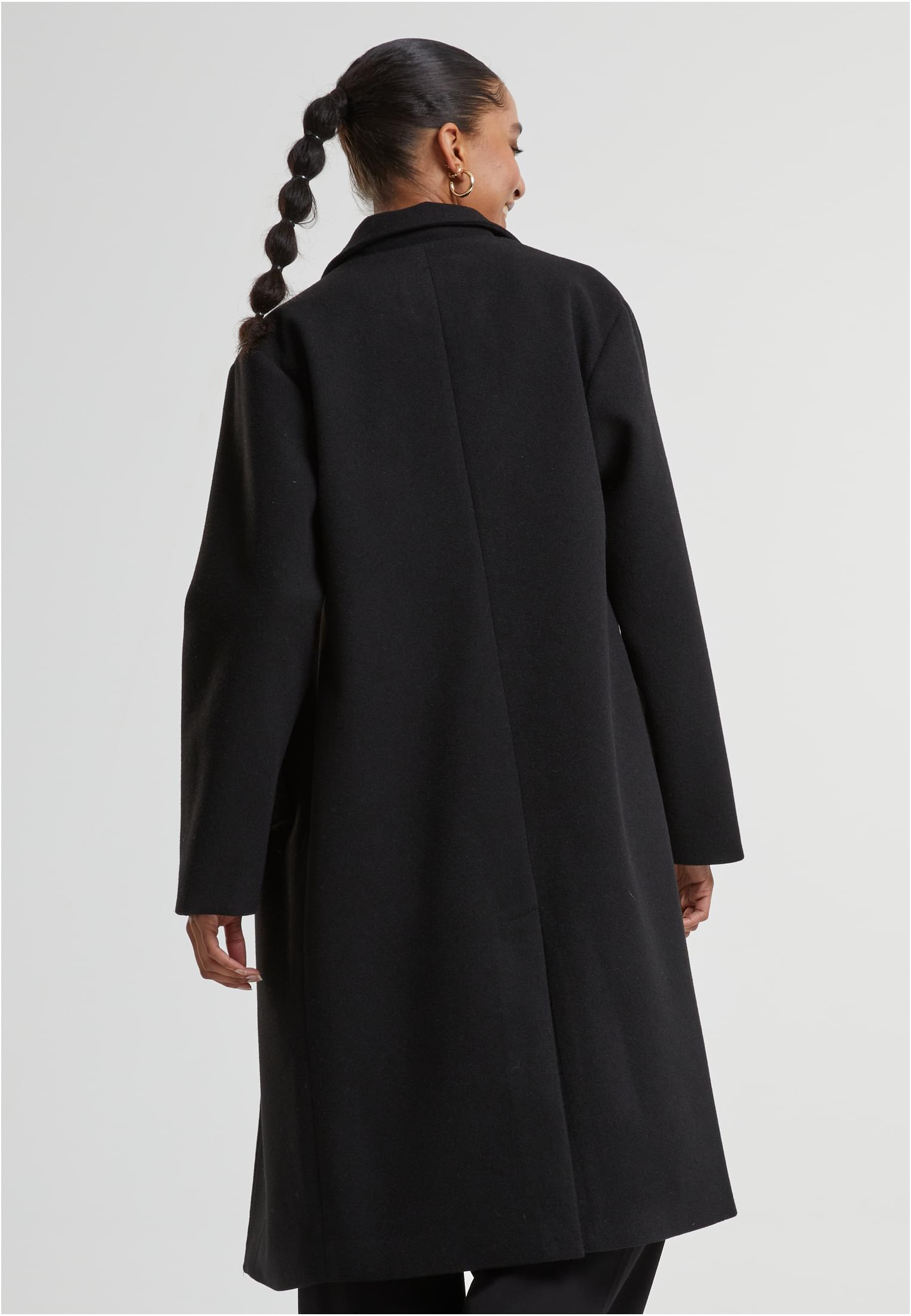 Urban Classics - Ladies Basic Black - Coat | Women-Image