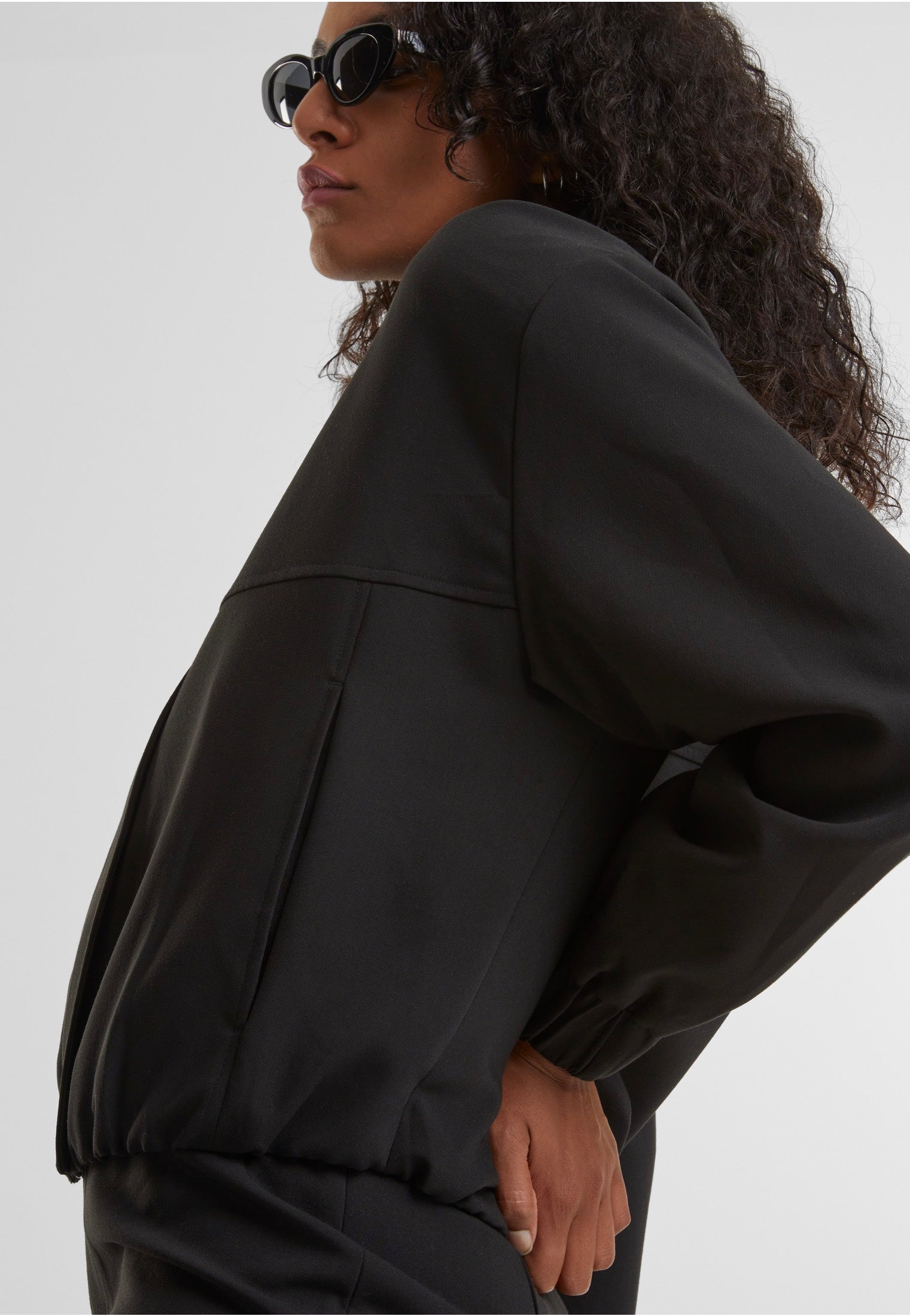Urban Classics - Ladies Short Blouson Black - Jacket | Women-Image
