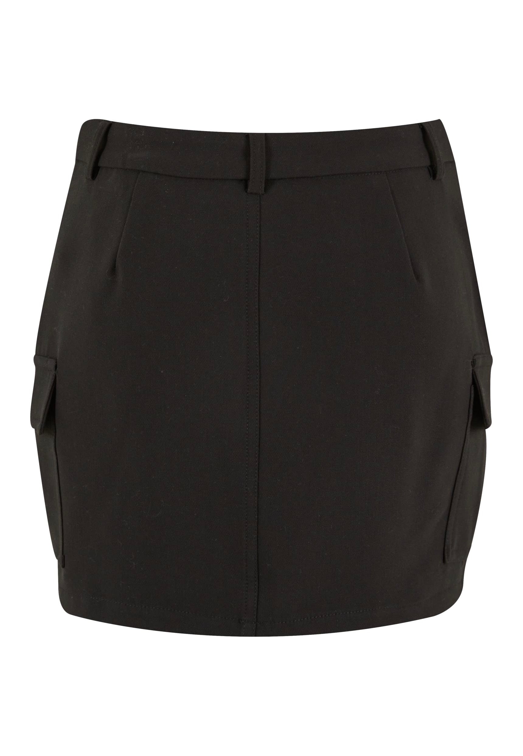 Urban Classics - Ladies Short Patched Pocket Black - Skirt | Women-Image