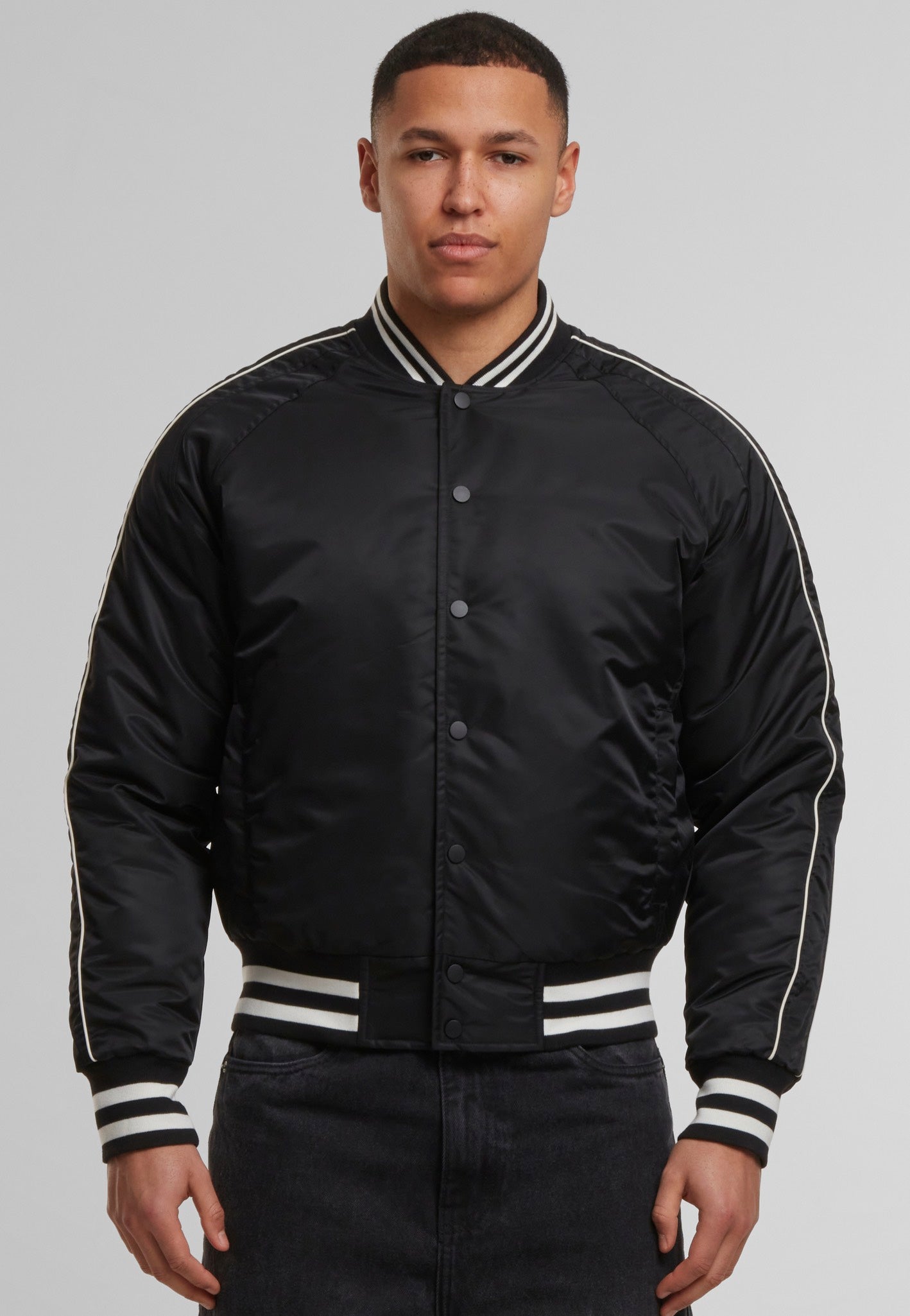 Urban Classics - Racer Bomber Black - Jacket | Men-Image