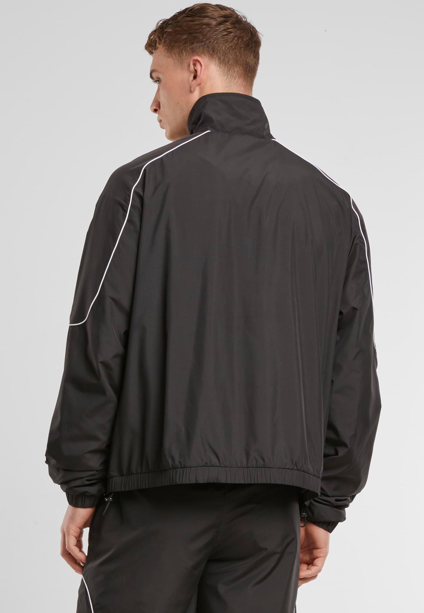 Urban Classics - Piped Panel Black - Track Jacket | Men-Image
