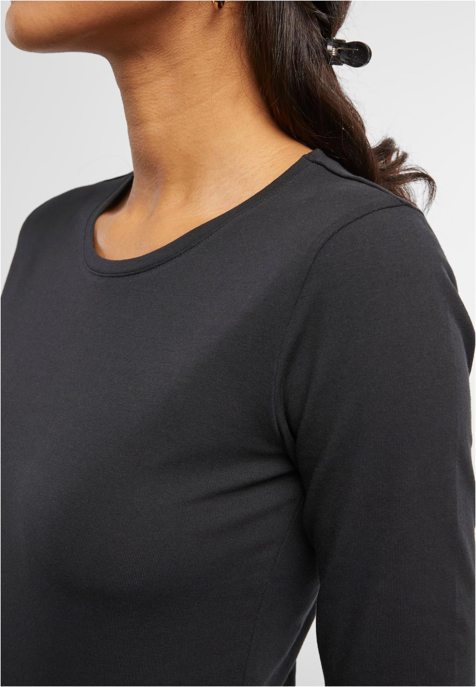 Urban Classics - Ladies Basic Super Slim Black - Longsleeve | Women-Image