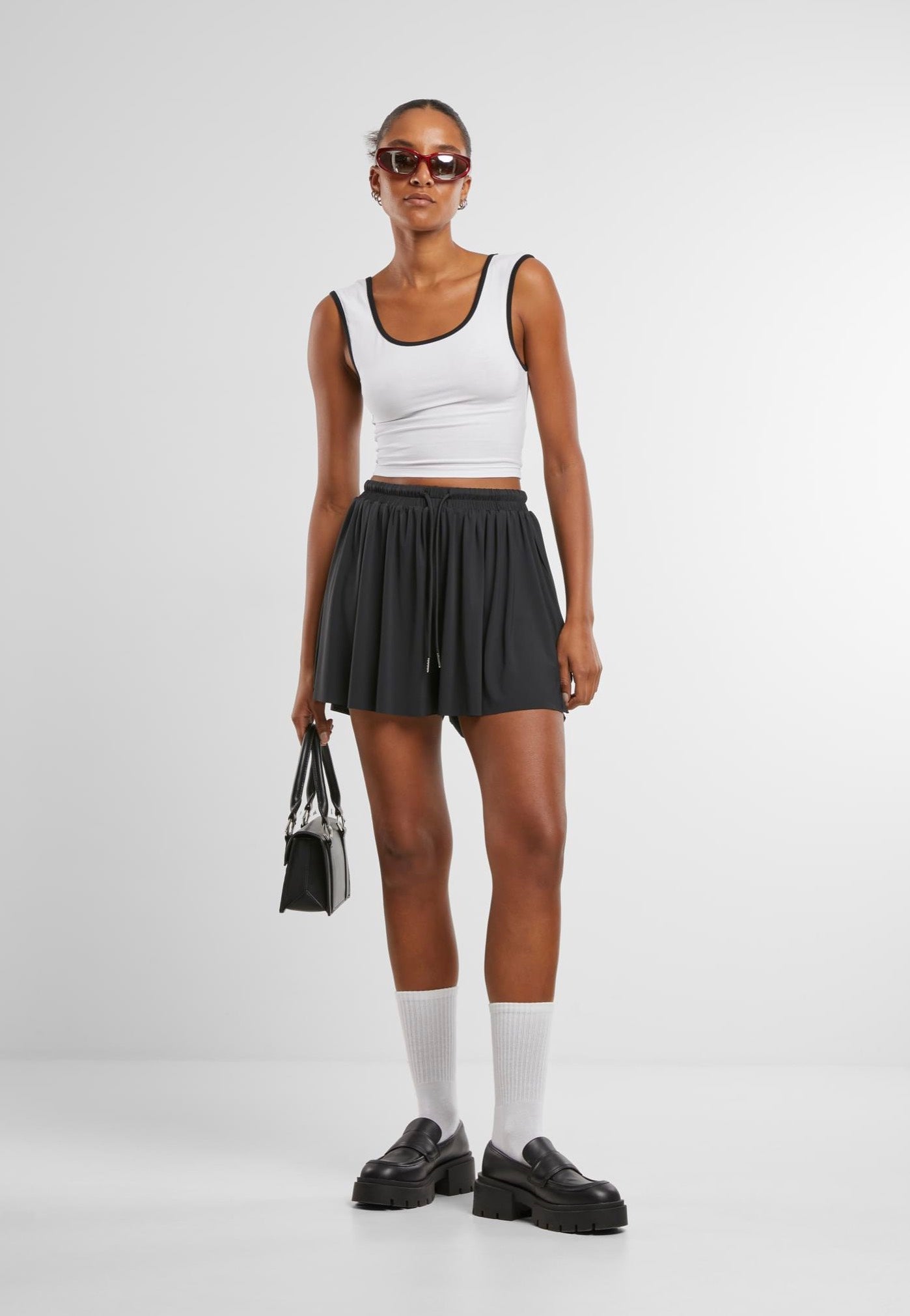Urban Classics - Ladies Jersey Black - Skort | Women-Image