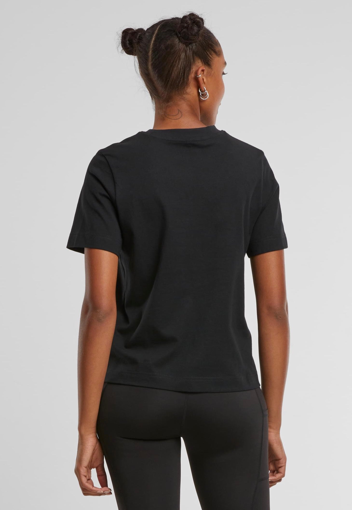 Urban Classics - Ladies Organic Boxy Black - T-Shirt | Women-Image