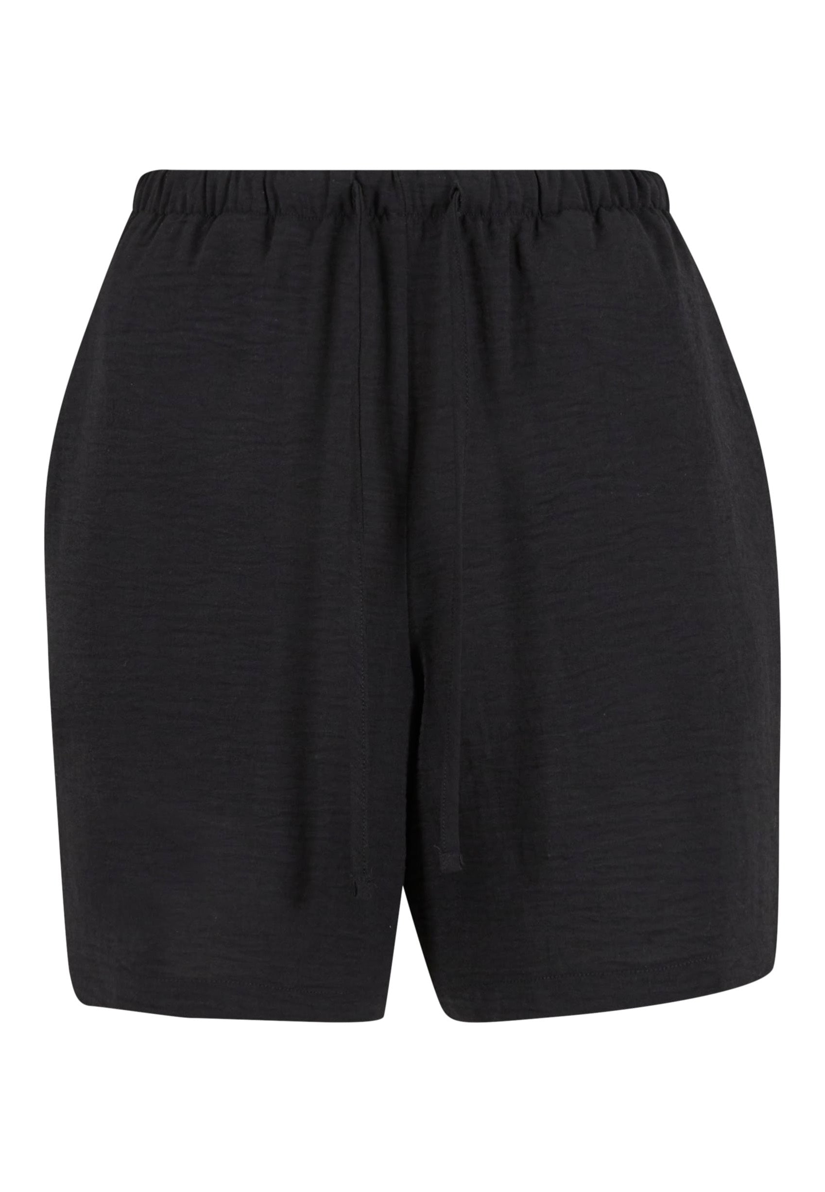 Urban Classics - Ladies Structured Black - Shorts | Women-Image