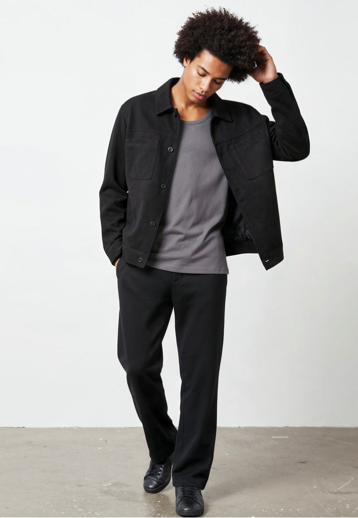 Urban Classics Vintage Heavy Black Trackpants