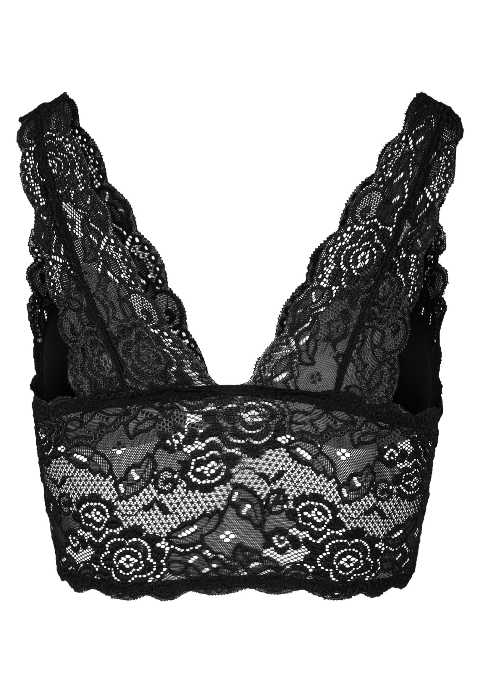 Urban Classics - Ladies Allover Lace Padded Black - Bra | Women-Image