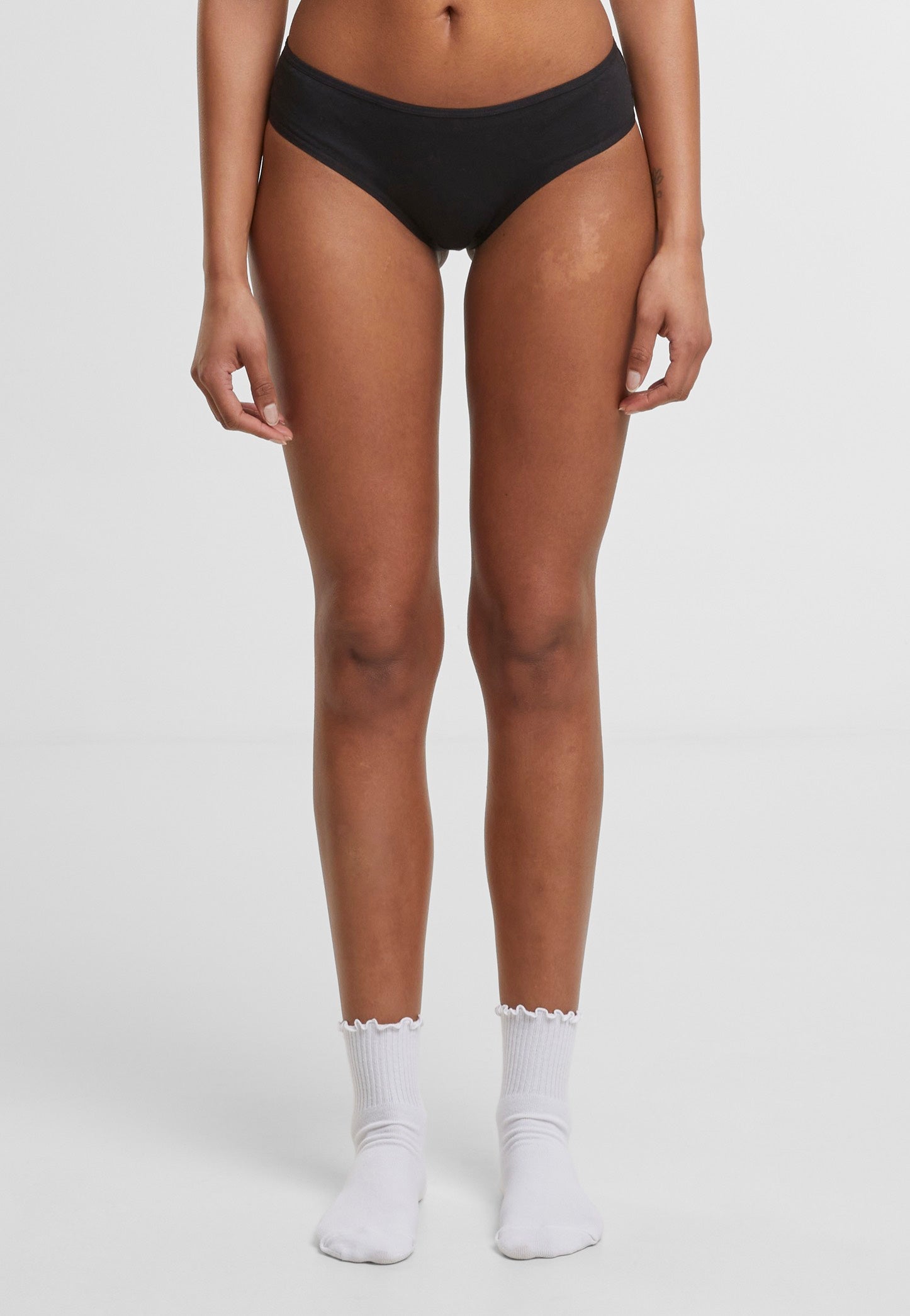 Urban Classics - Ladies Basic Cotton Brazilian Pack Of 5 Black - Panties | Women-Image