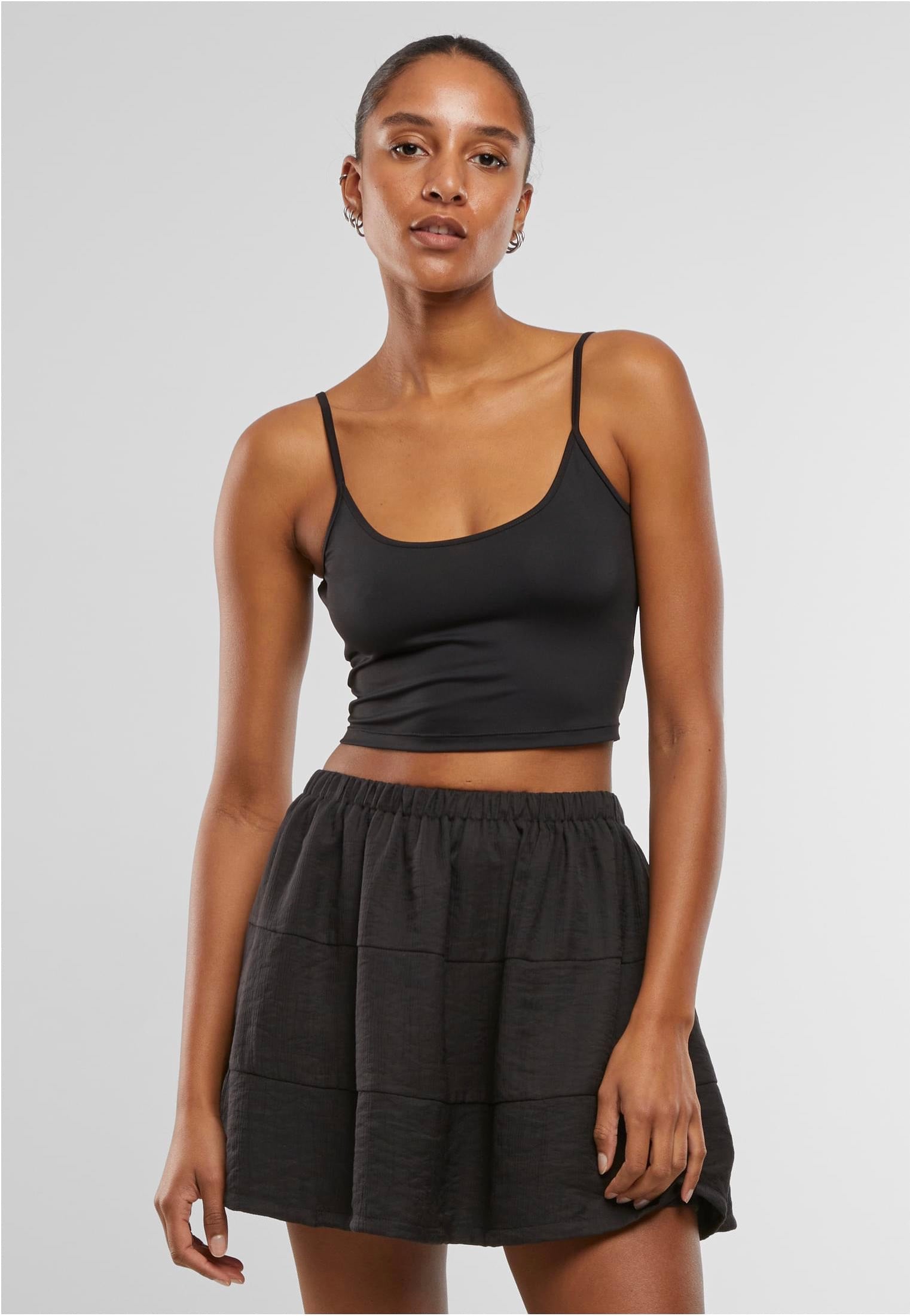 Urban Classics - Ladies Basic Top Low Back Neckline Black - Top | Women-Image