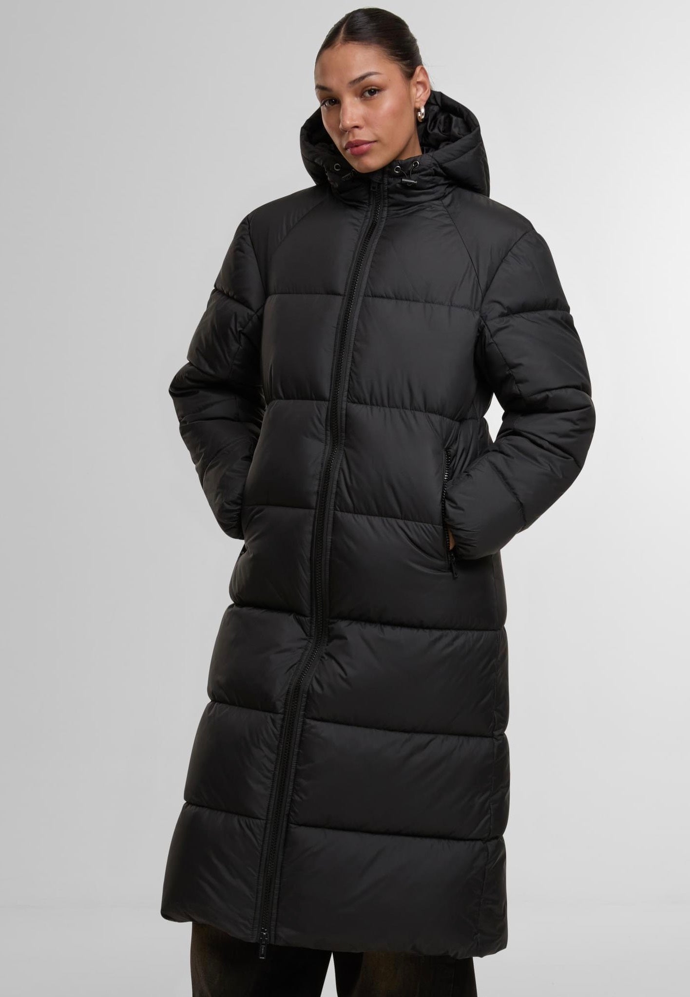 Urban Classics - Ladies Ultra Long Black - Jacket | Women-Image