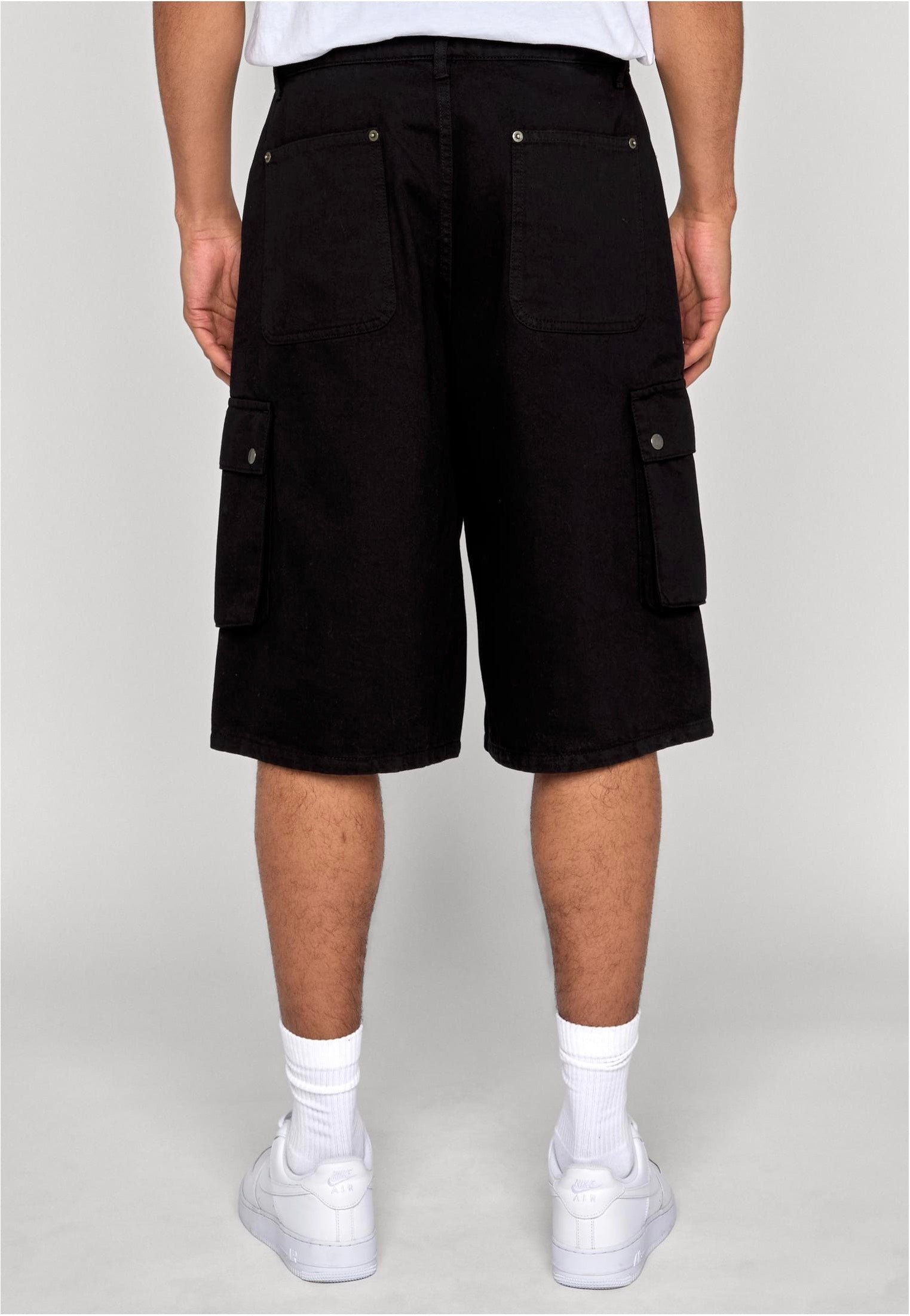 Urban Classics - Washed Workwear Black - Shorts | Men-Image