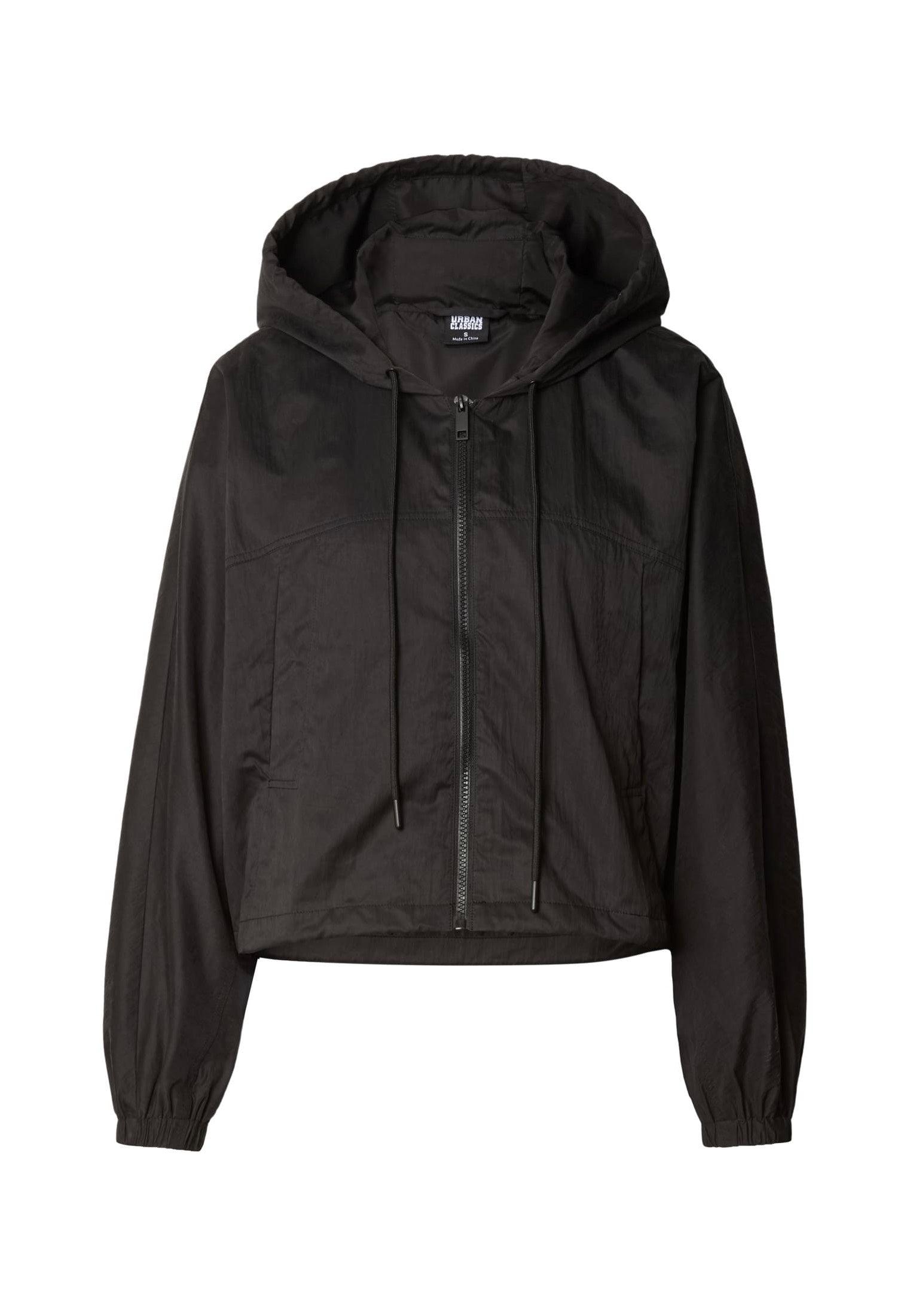 Urban Classics Ladies Oversized Hooded Black Jacke