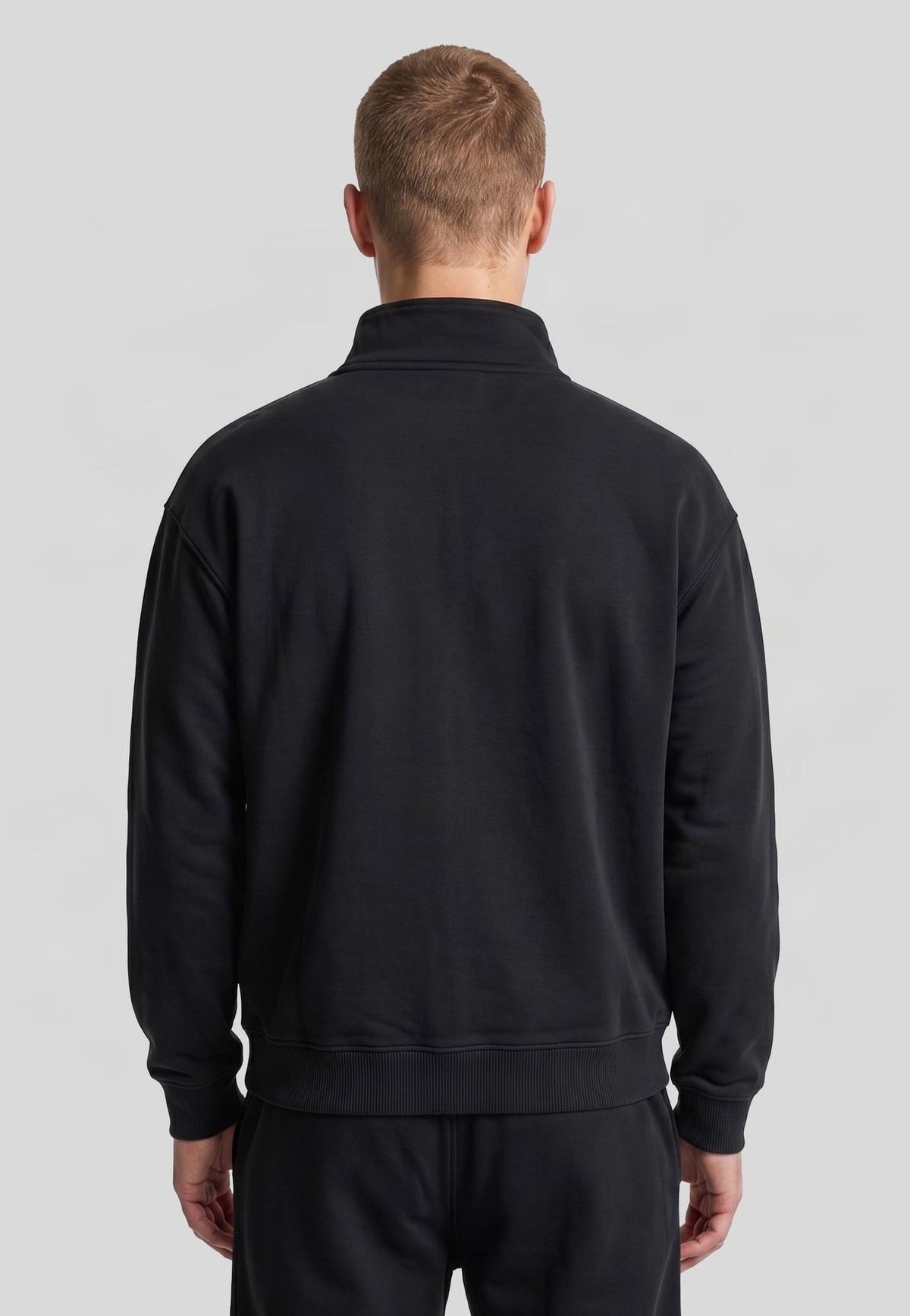 Urban Classics Fluffy Loose Fit Black Troyer