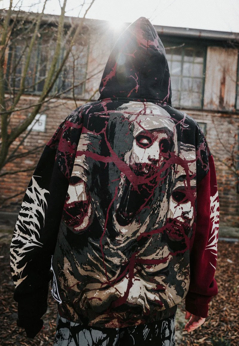 Stay Cold Apparel - Tears Of God Heavy Oversized Black/Red