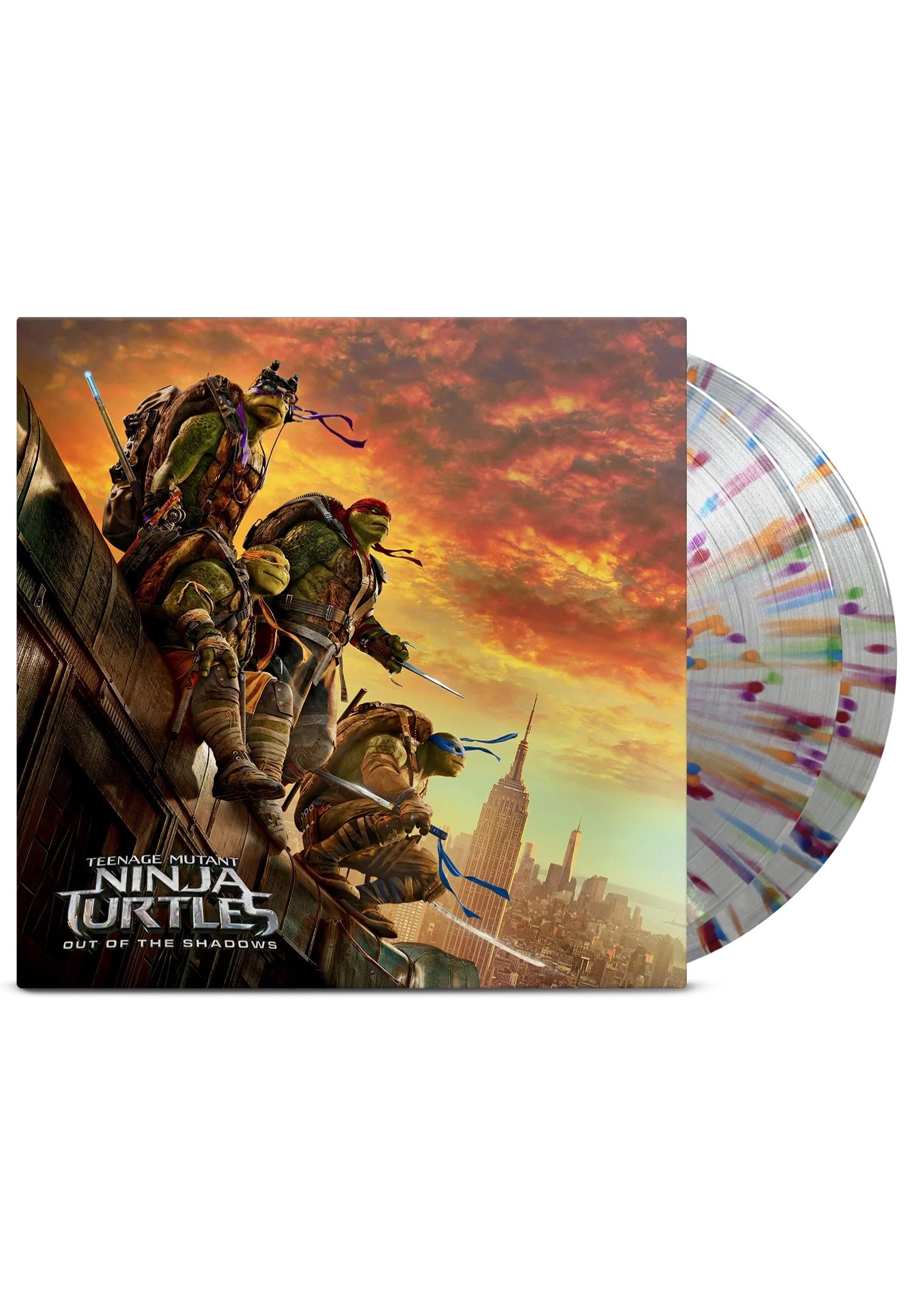Turtles - Teenage Mutant Ninja Turtles: Out Of The Shadows Ltd. Clear w/ Multicolor - Splattered 2 Vinyl | Neutral-Image