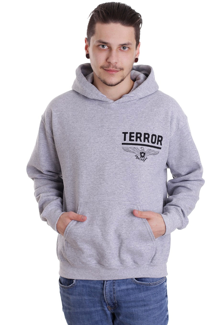 Terror - Eagle Death Sportsgrey - Hoodie | Men-Image