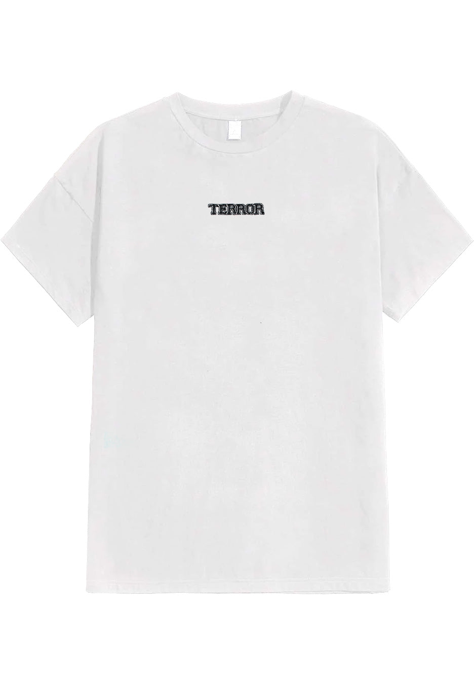 Terror - Embroidered Logo White - T-Shirt | Neutral-Image