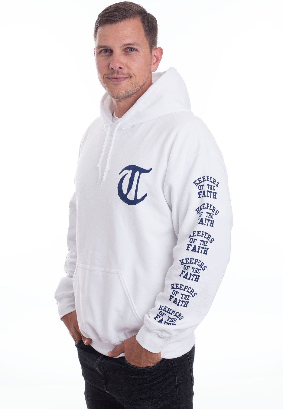 Terror - Keepers Of The Faith White - Hoodie | Men-Image