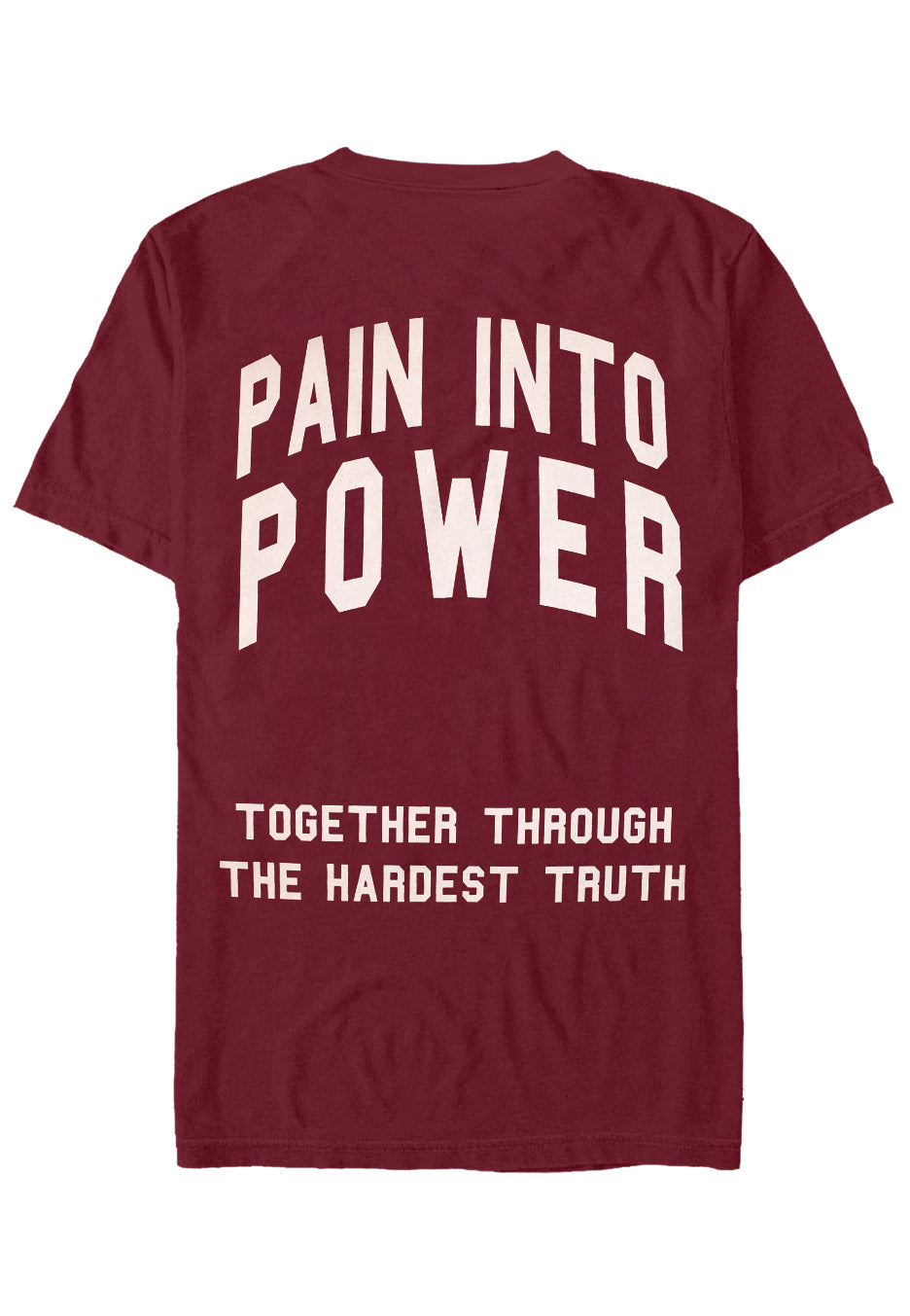 Terror - Pain Into Power Forest Burgundy - T-Shirt