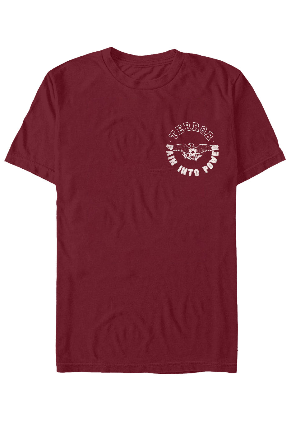 Terror - Pain Into Power Forest Burgundy - T-Shirt