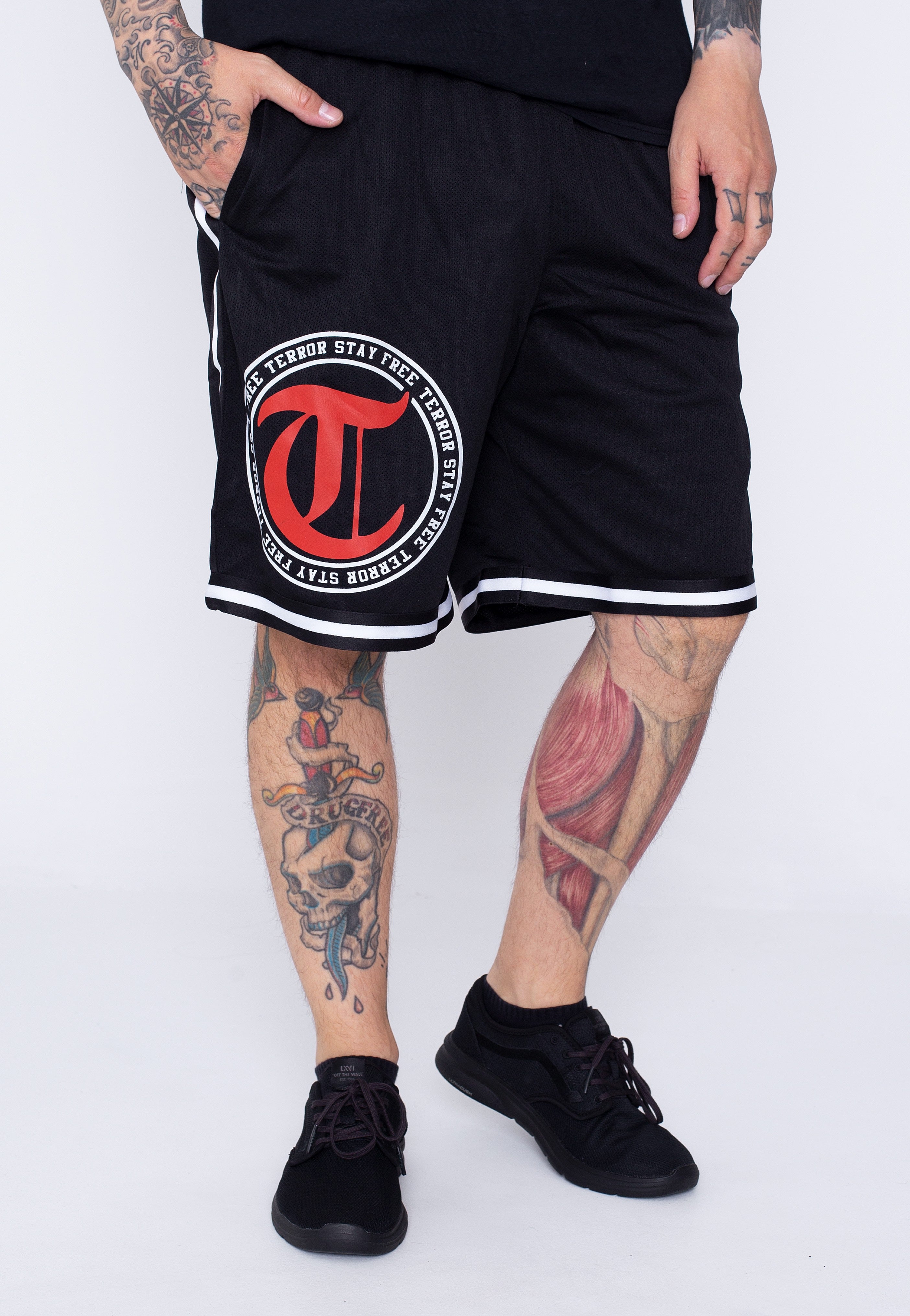 Terror - Striped Circle T - Shorts