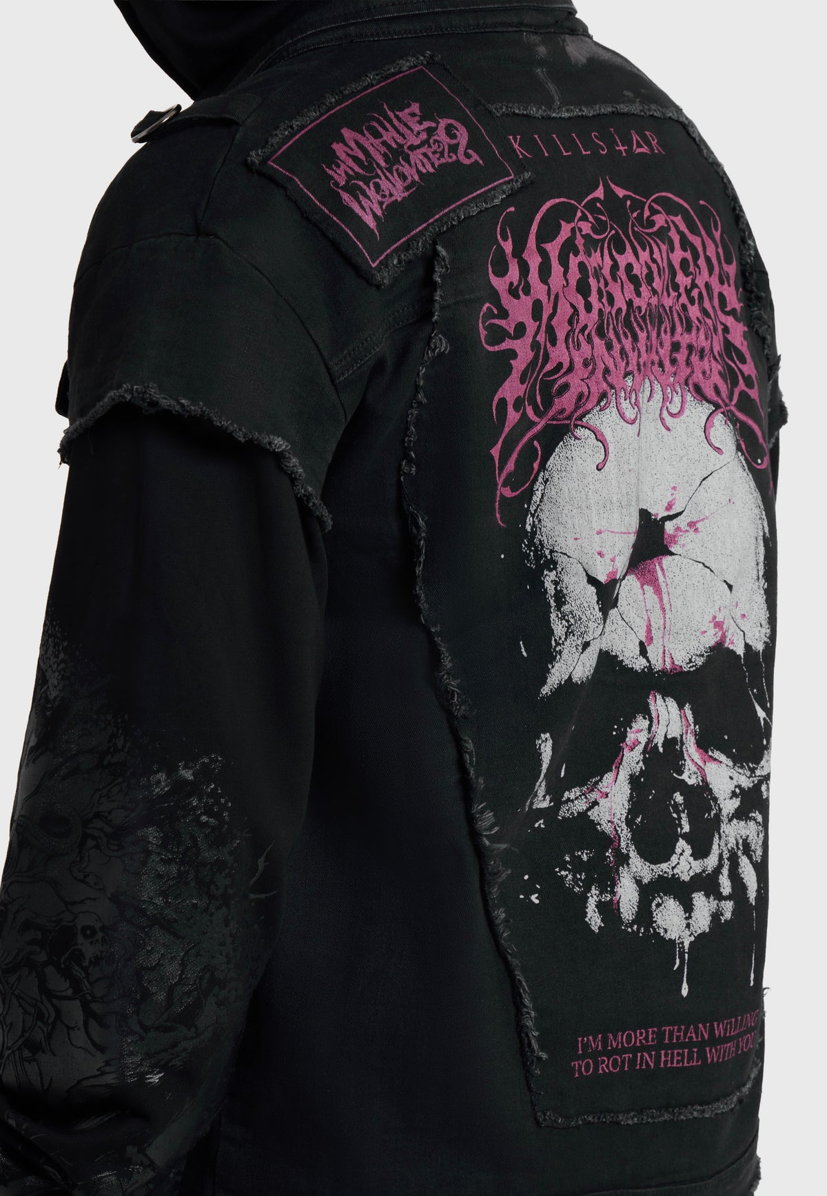 Killstar x Motionless in White The Worst In Me Black Jeansjacke