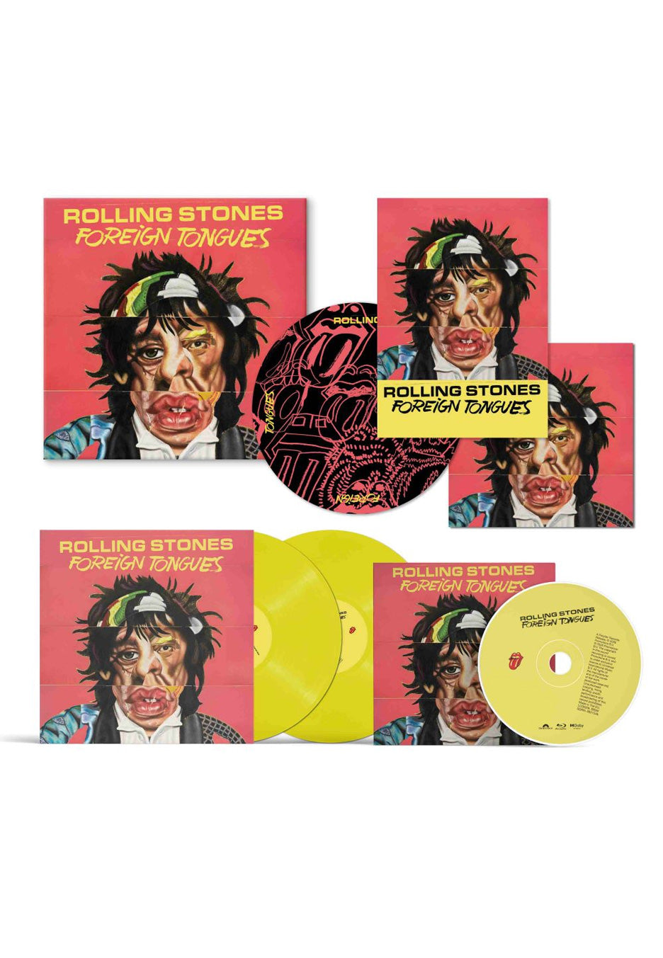 The Rolling Stones - Foreign Tongues Ltd. - Colored 2 Vinyl + Bluray Boxset | Neutral-Image