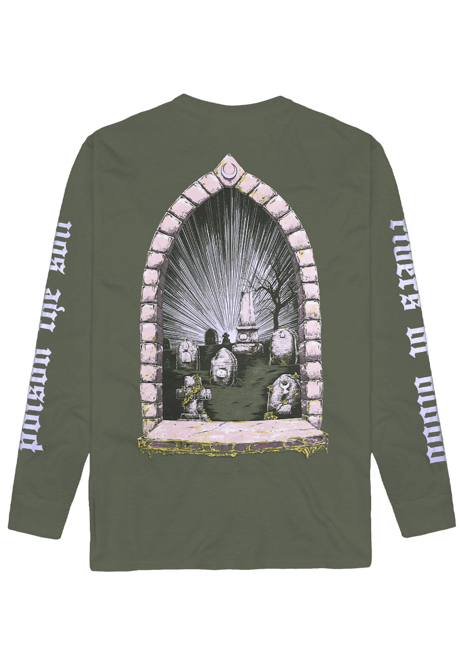 The Acacia Strain - Untended Grave Military Green - Longsleeve | Neutral-Image