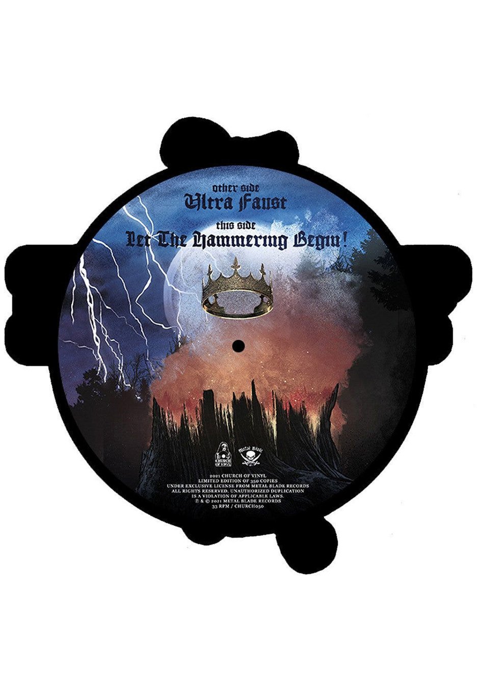 The Crown - Ultra Faust Shape - Colored Vinyl